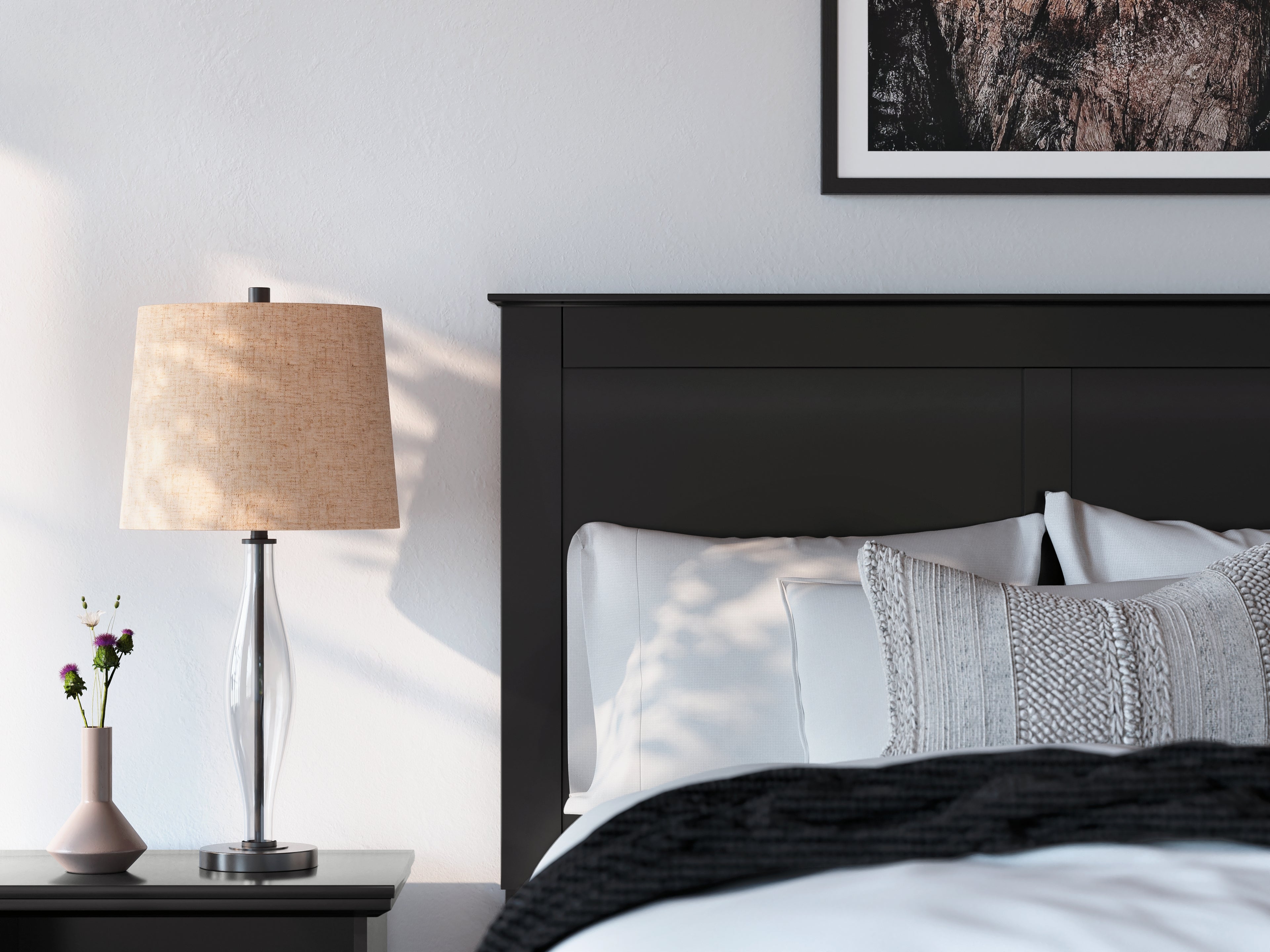 Maribel Black Full Panel Bed - B138B52