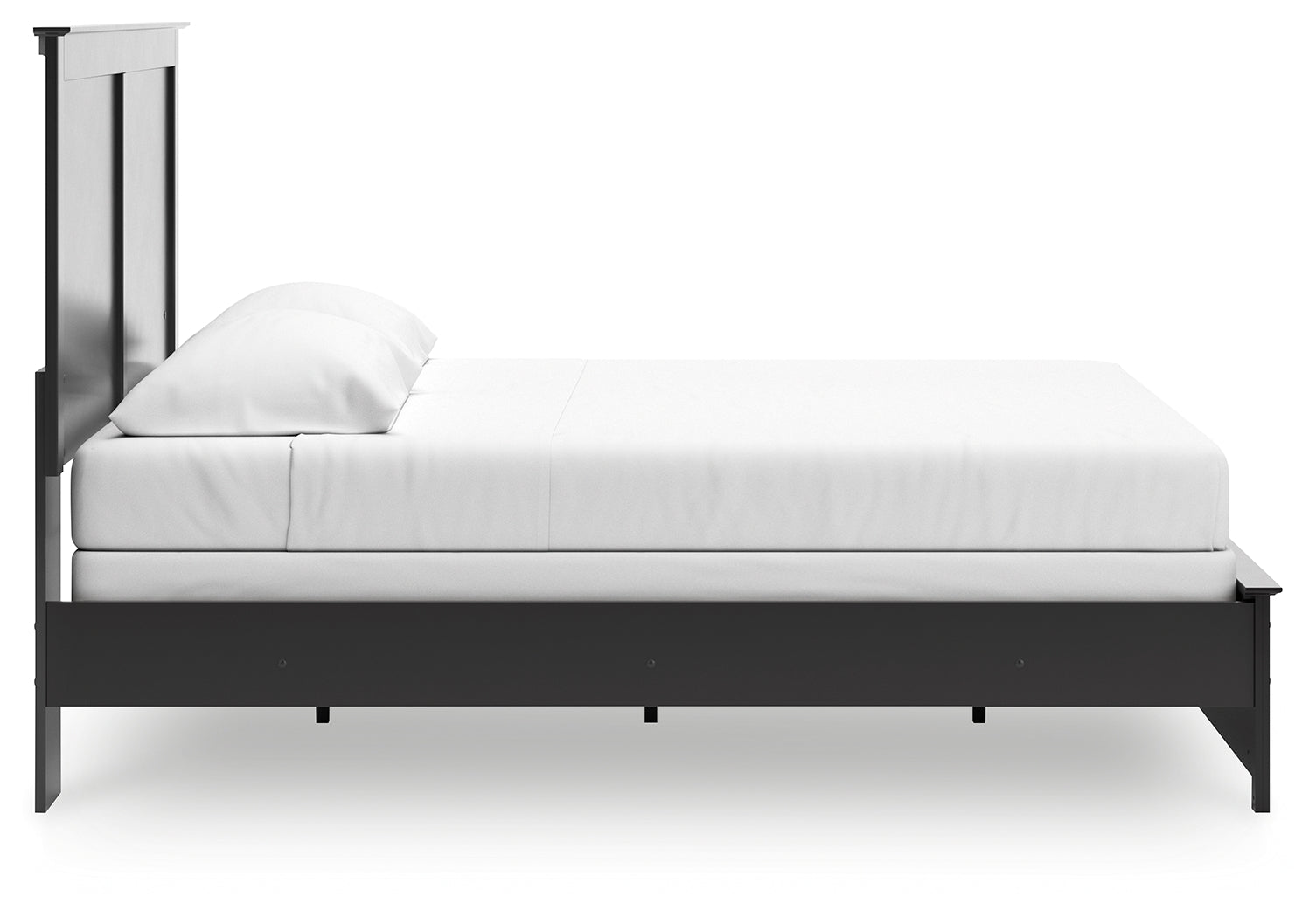 Maribel King Panel Bed with Dresser and Nightstand in Black from Ashley - Luna Furniture