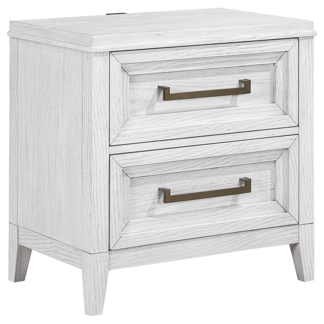 Marielle 2-drawer Nightstand Bedside Table Distressed White - 224842