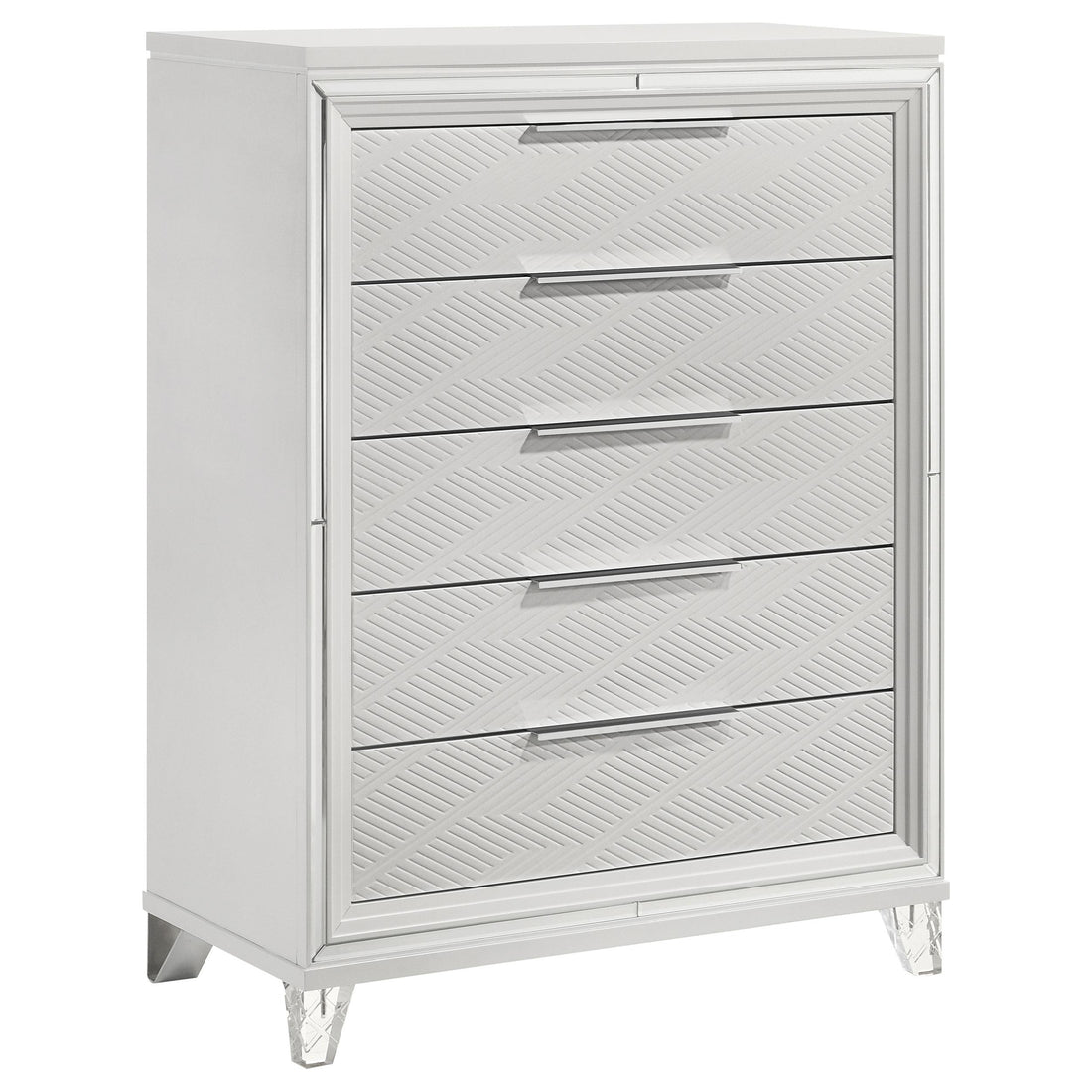 Marmore 5-drawer Bedroom Chest of Drawers White - 224965