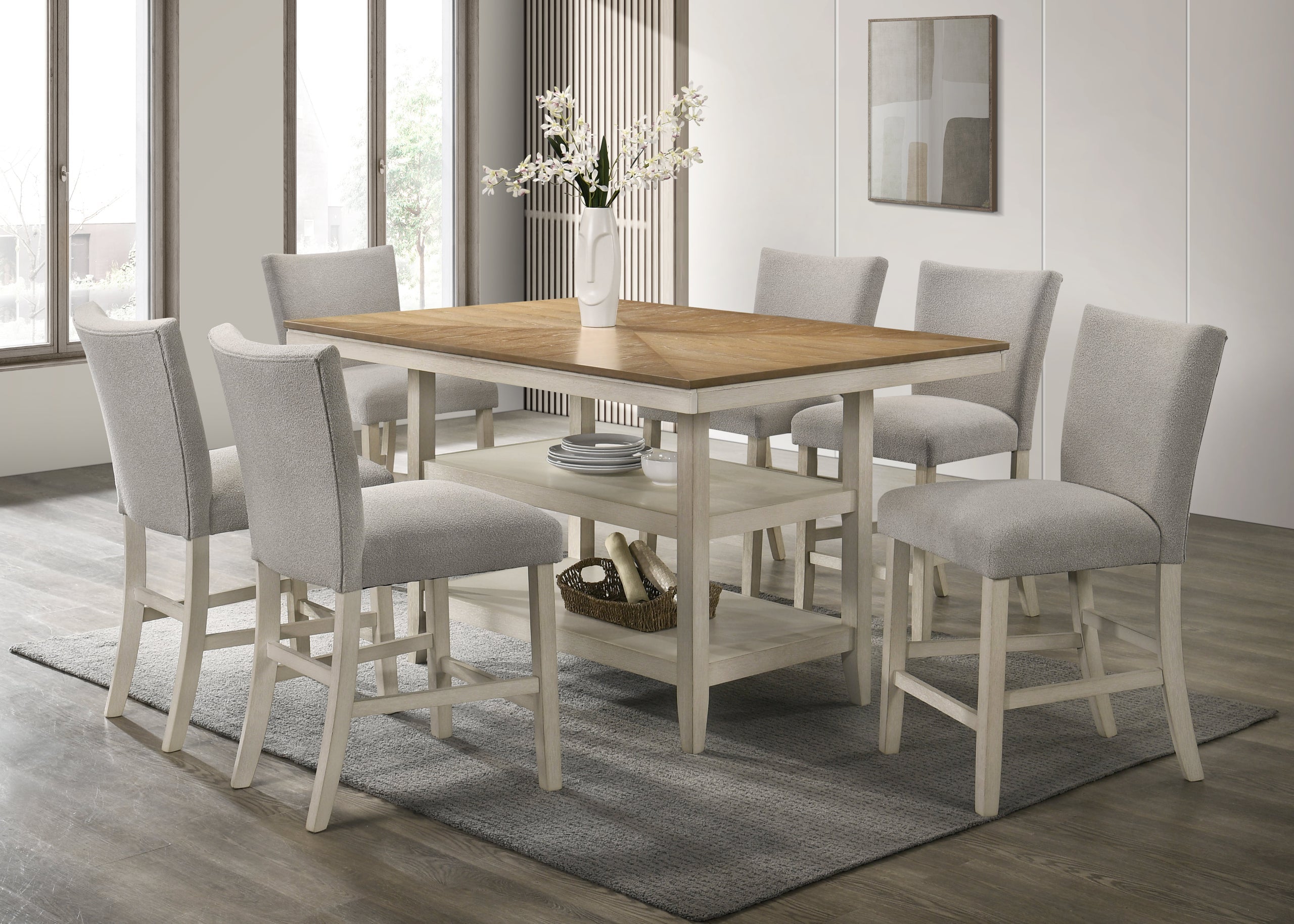 Marton - Counter Height Table & 6 Chairs - MARTON