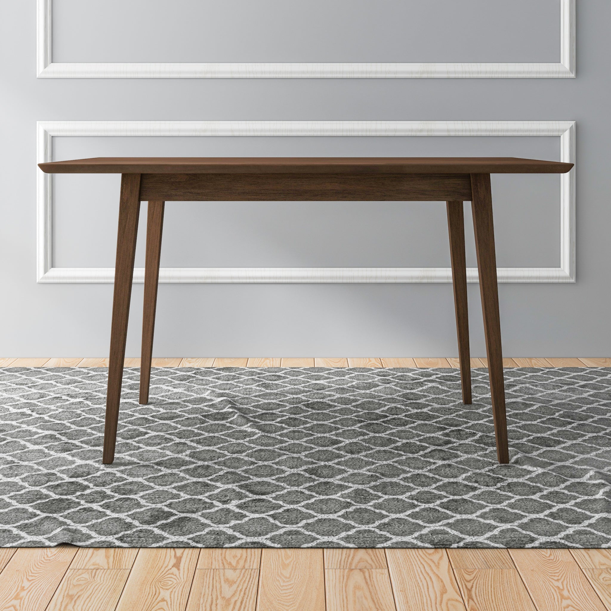 Mary Modern Style Solid Wood Rectangular Dining Kitchen Table 47" - DTB00600401