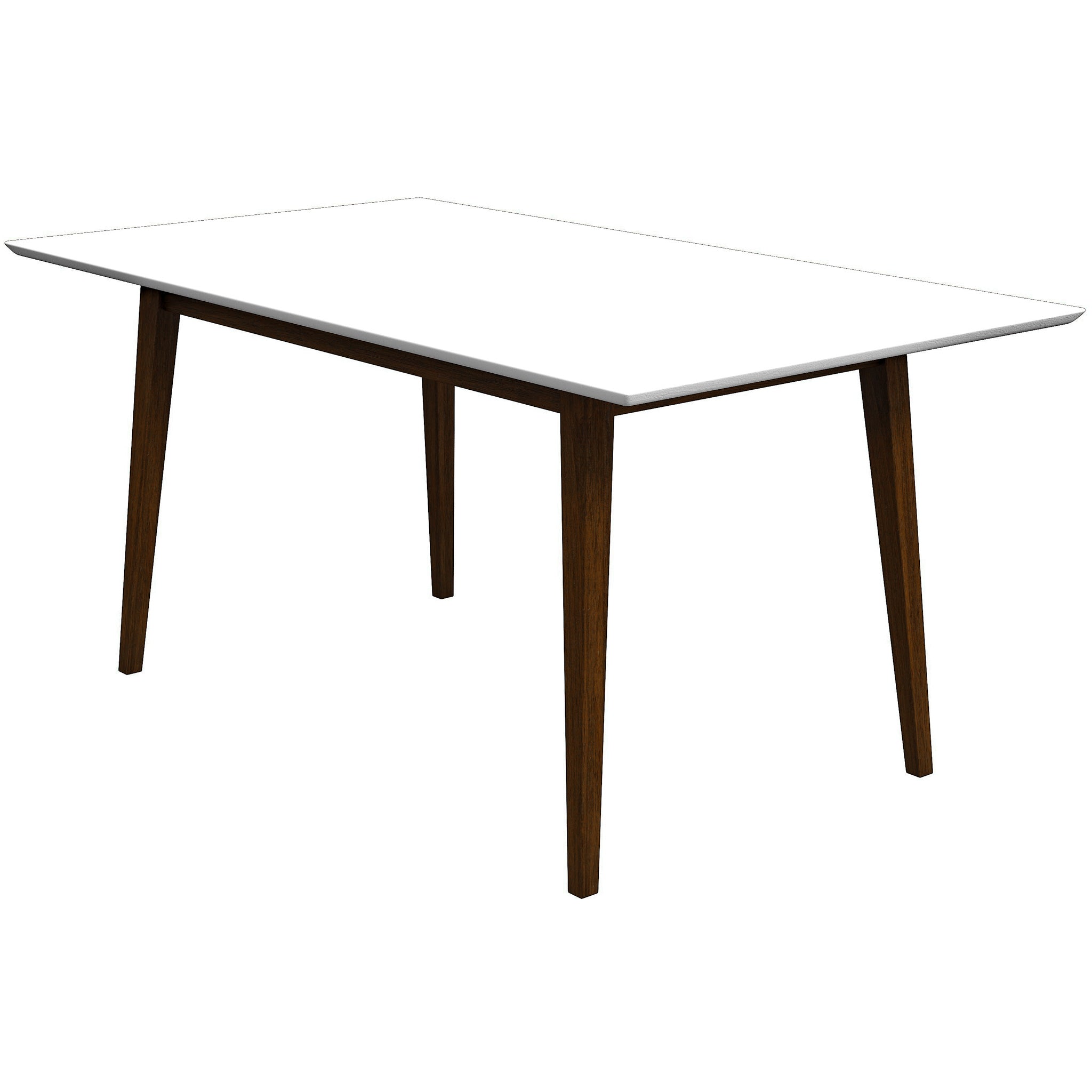 Mary Modern Style Solid Wood Rectangular Dining Kitchen Table 63" - DTB00600404