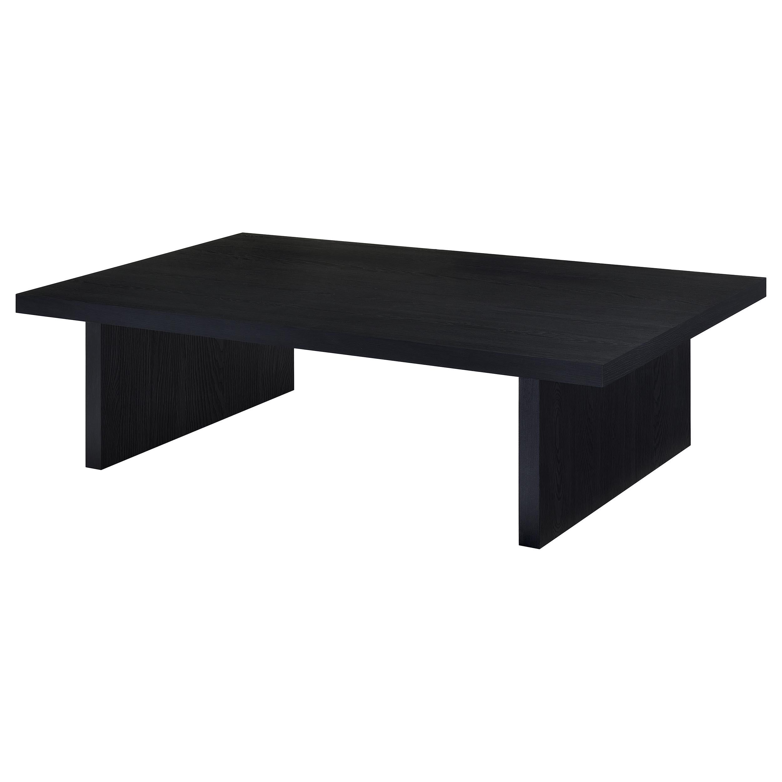 Max 2-piece Rectangular Coffee and End Table Set Black - 706278-S2