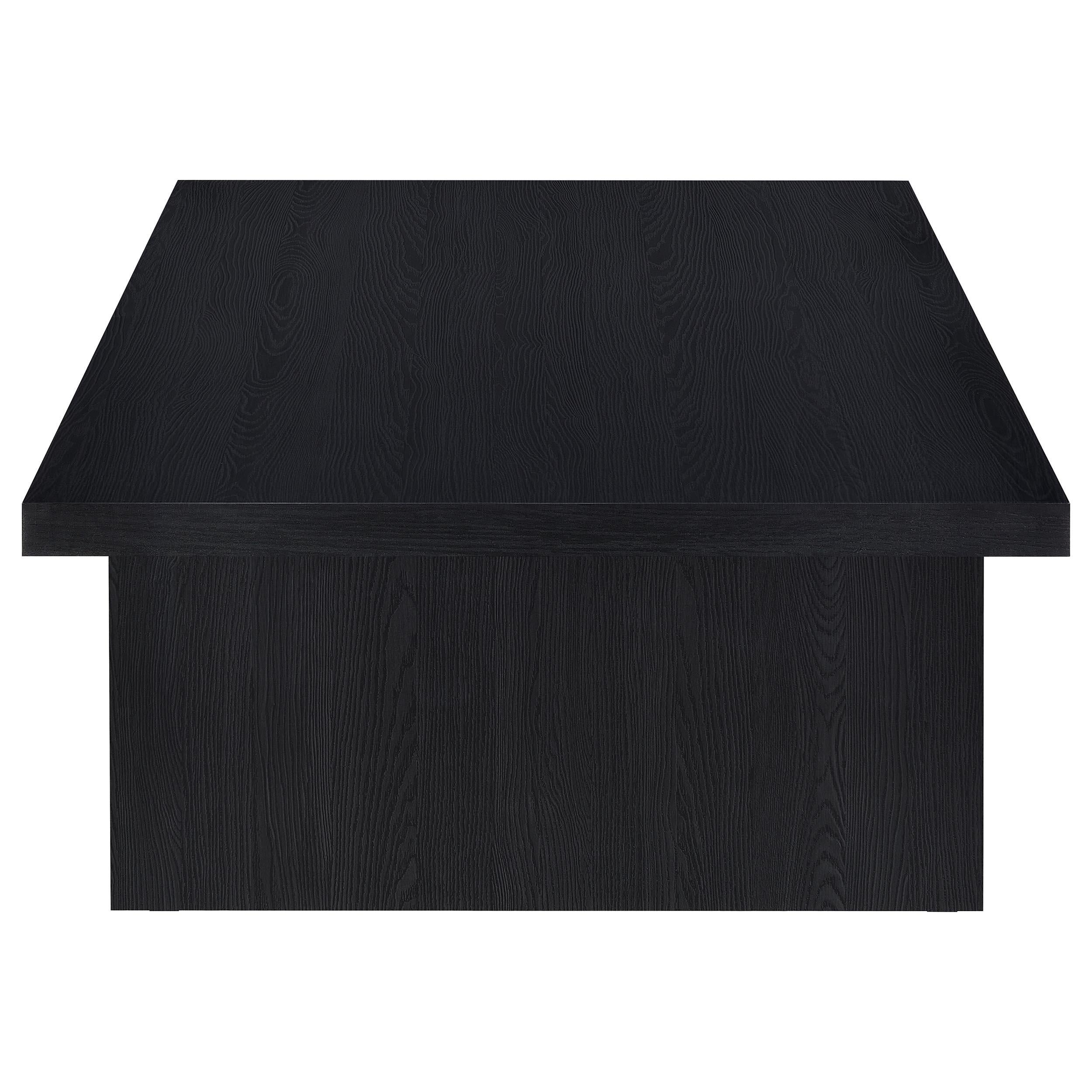 Max 3-piece Rectangular Coffee and End Table Set Black - 706278-S3