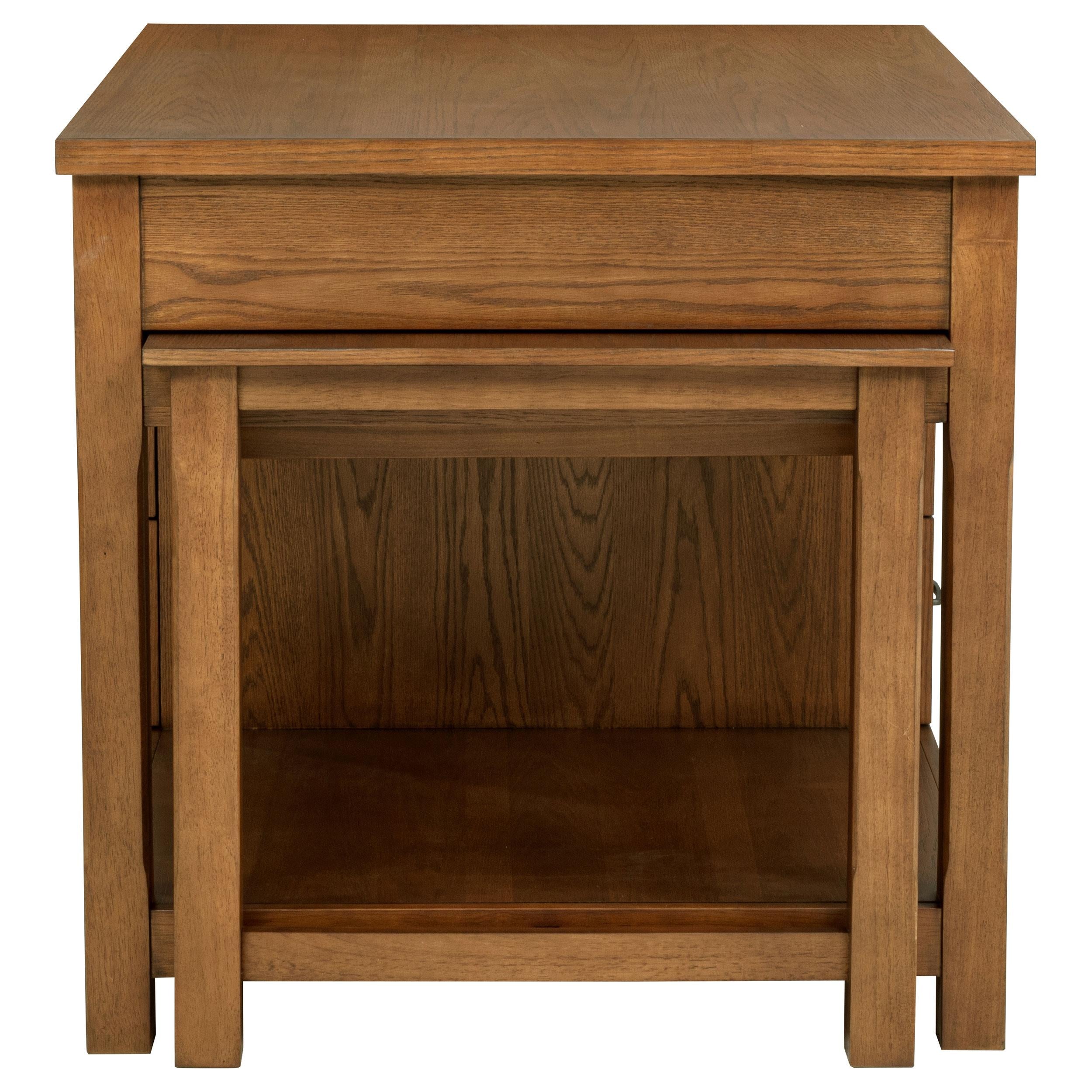 Mayfair 3-piece Kitchen Island with Extension Table Dark Oak - 182446