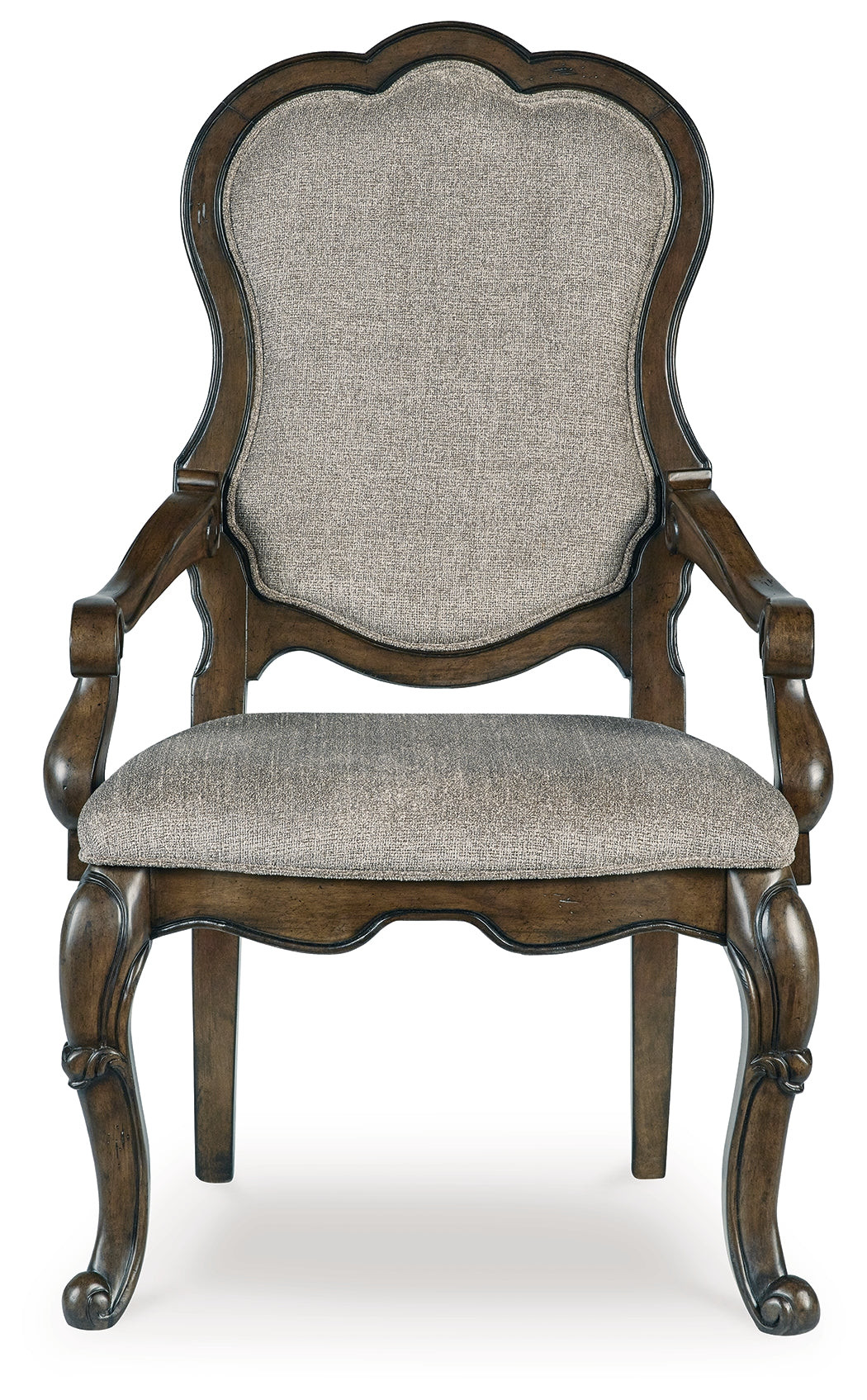 Maylee Dark Brown Dining Table and 4 Chairs - D947D10