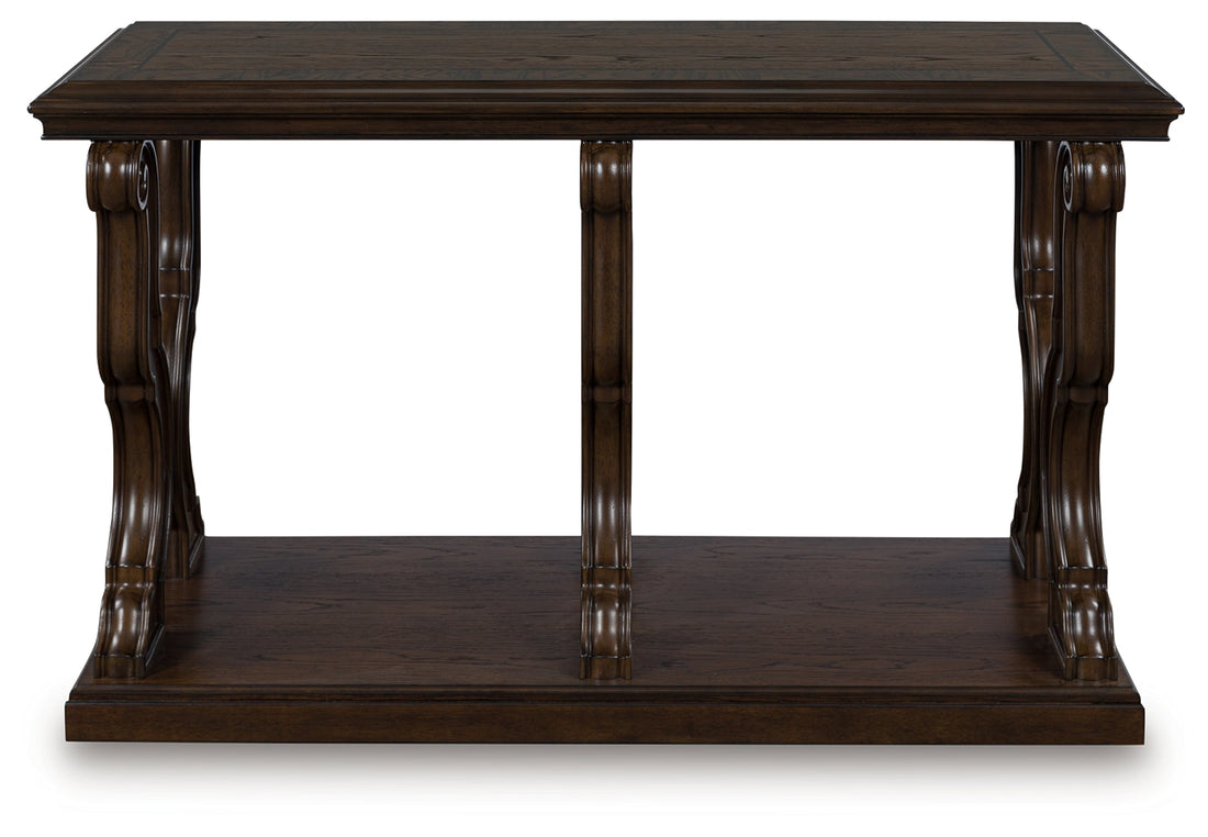Maylee Dark Brown Sofa Table - T647-4
