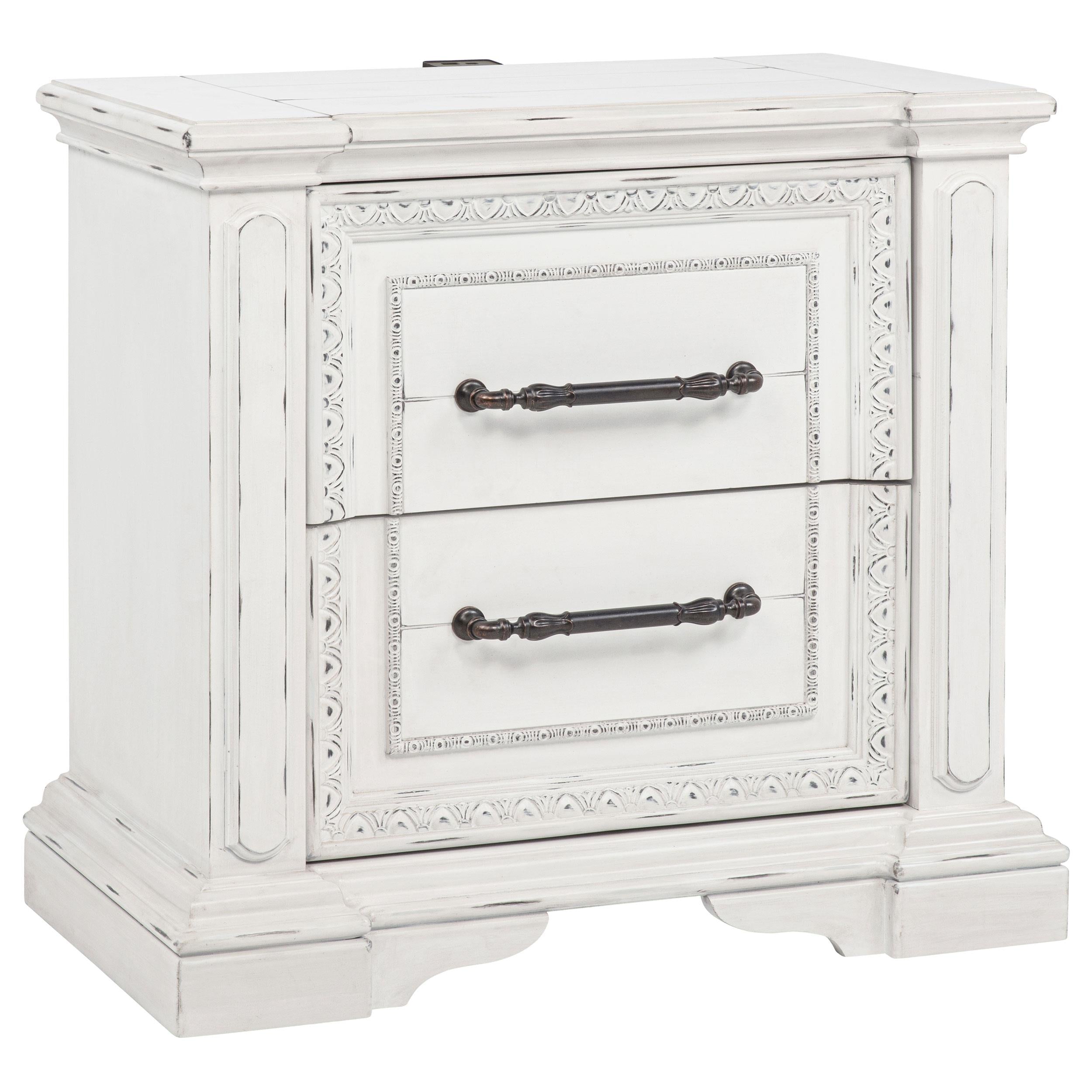 McKinney 5-piece Eastern King Bedroom Set Vintage White - 215871KE-S5
