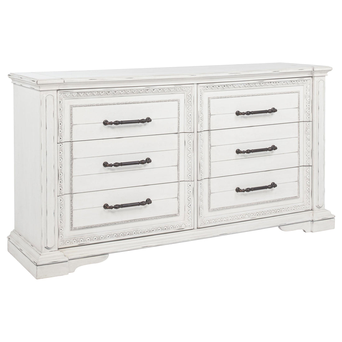 McKinney 6-drawer Bedroom Dresser Cabinet Vintage White - 215873