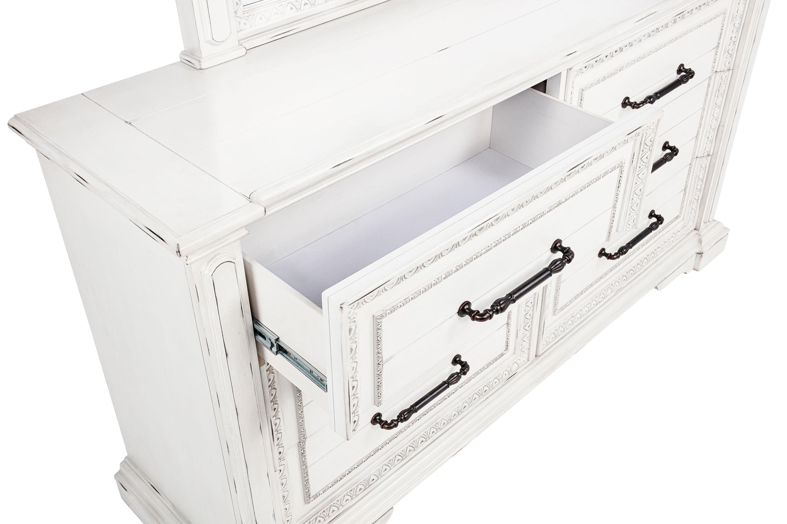 McKinney 6-drawer Bedroom Dresser Cabinet Vintage White - 215873