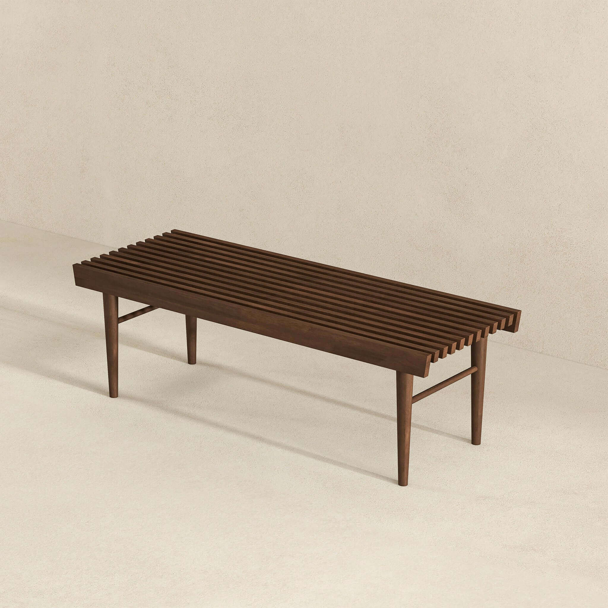 Mia Mid Century Modern Solid Wood Bench - BEN00601601