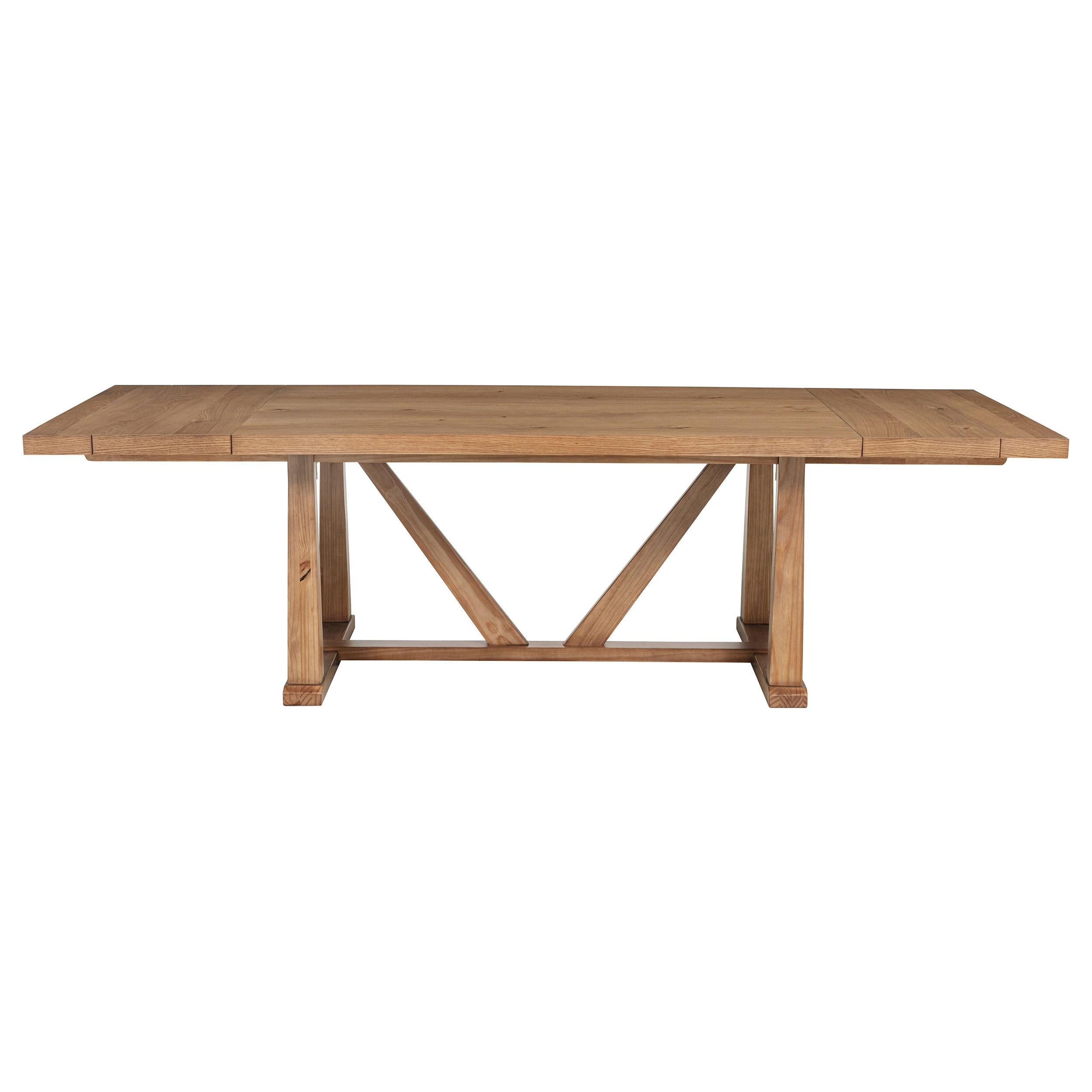 Middleton 106-inch Extension Leaf Dining Table Natural Brown - 108541