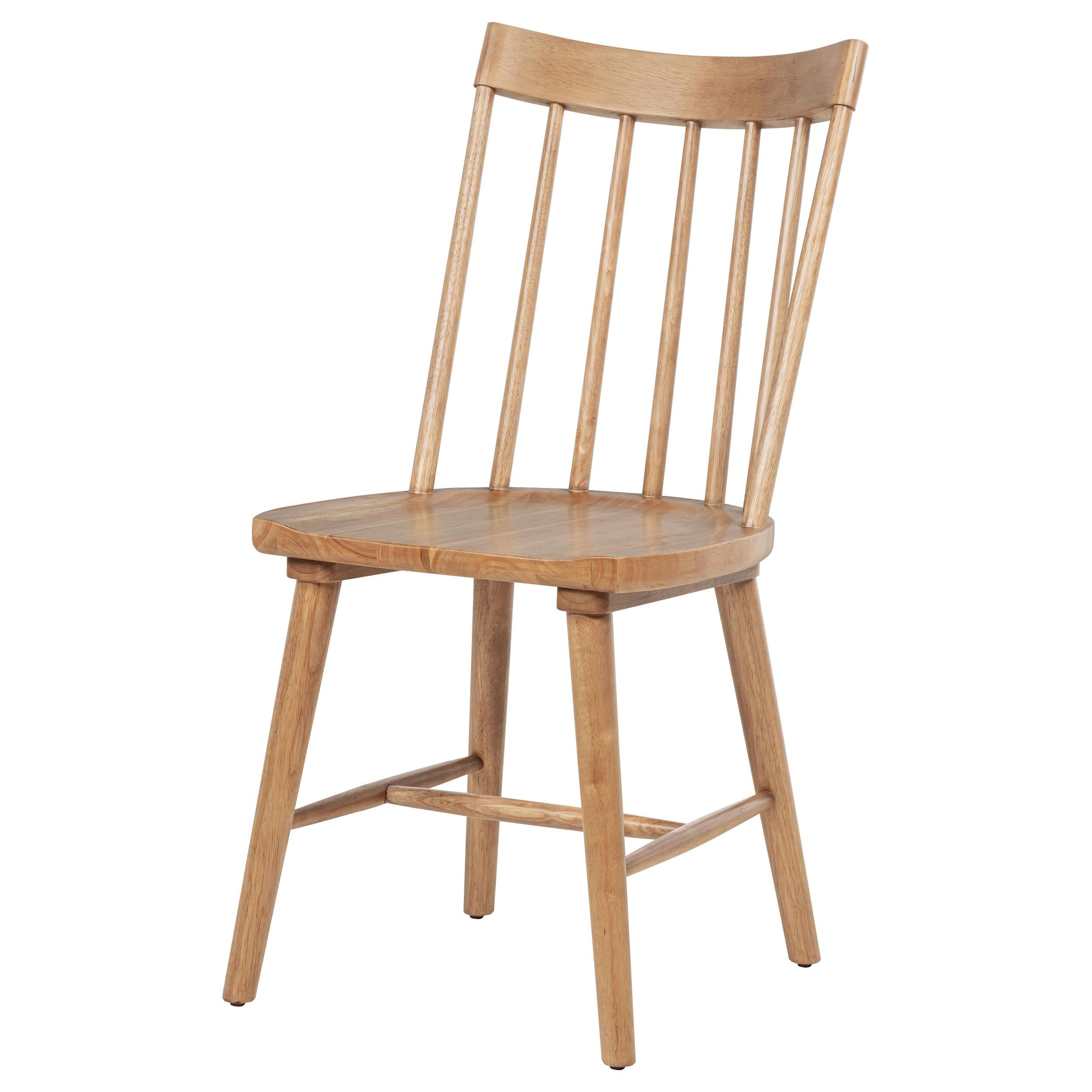 Middleton Solid Wood Dining Side Chair Brown (Set of 2) - 108546NAT