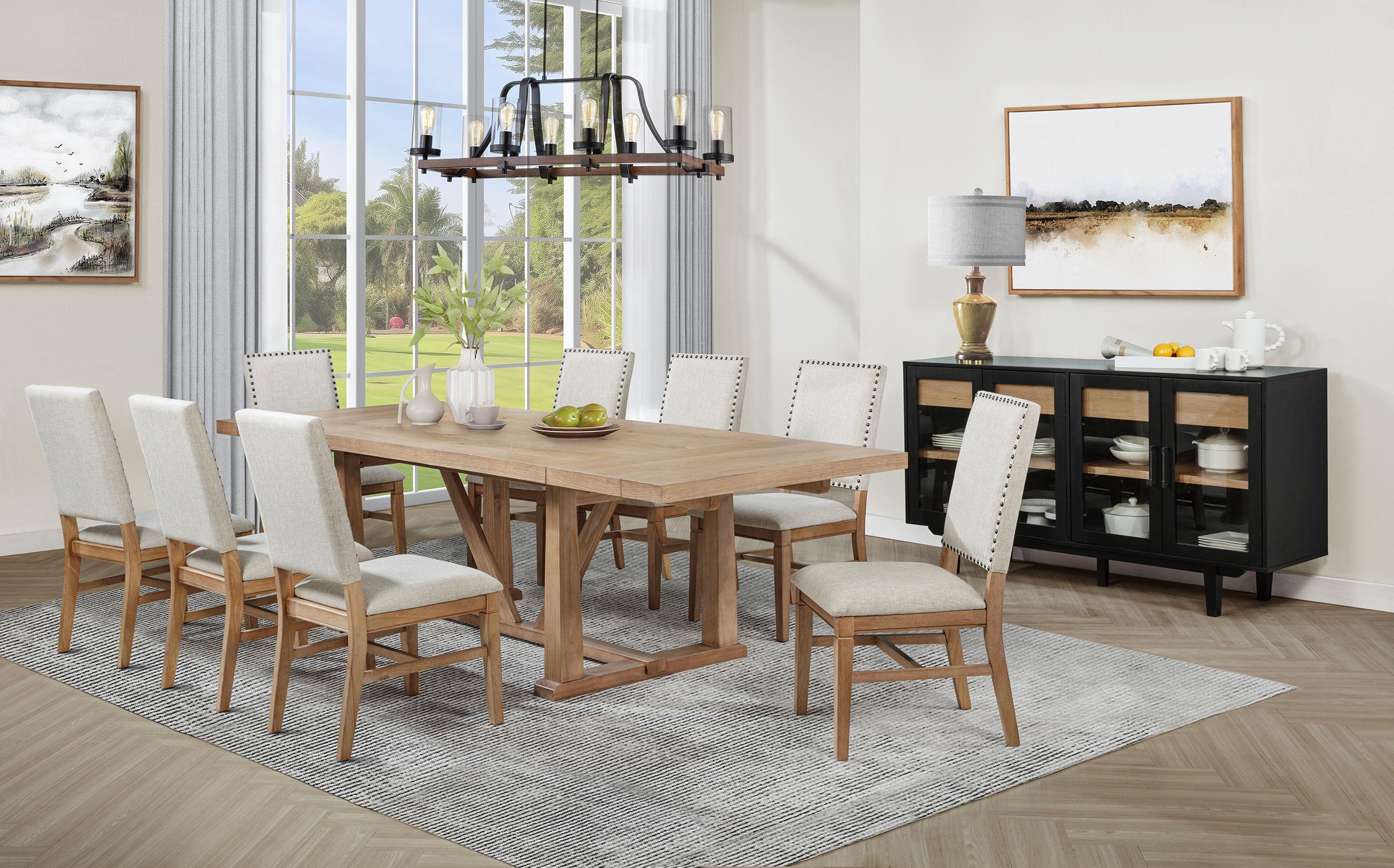 Middleton Upholstered Dining Side Chair Beige (Set of 2) - 108542