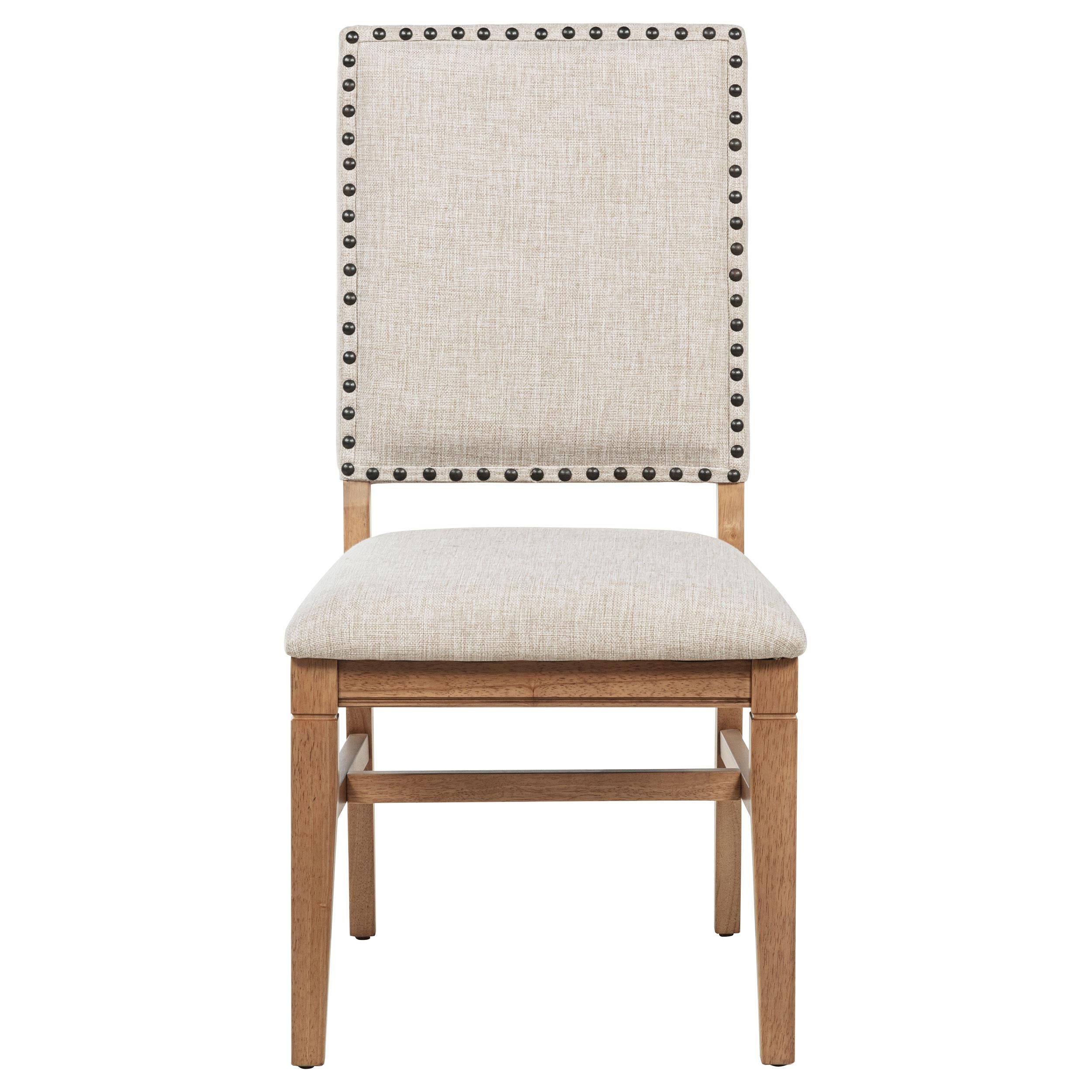Middleton Upholstered Dining Side Chair Beige (Set of 2) - 108542