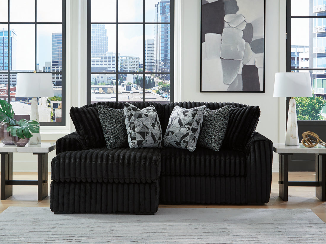 Midnight-Madness 2-Piece Sectional with Chaise - 98103S13