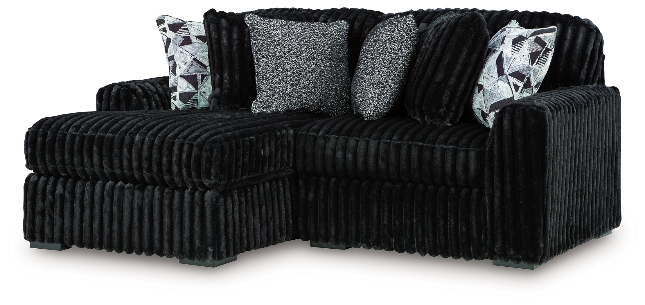 Midnight-Madness 2-Piece Sectional with Chaise - 98103S13