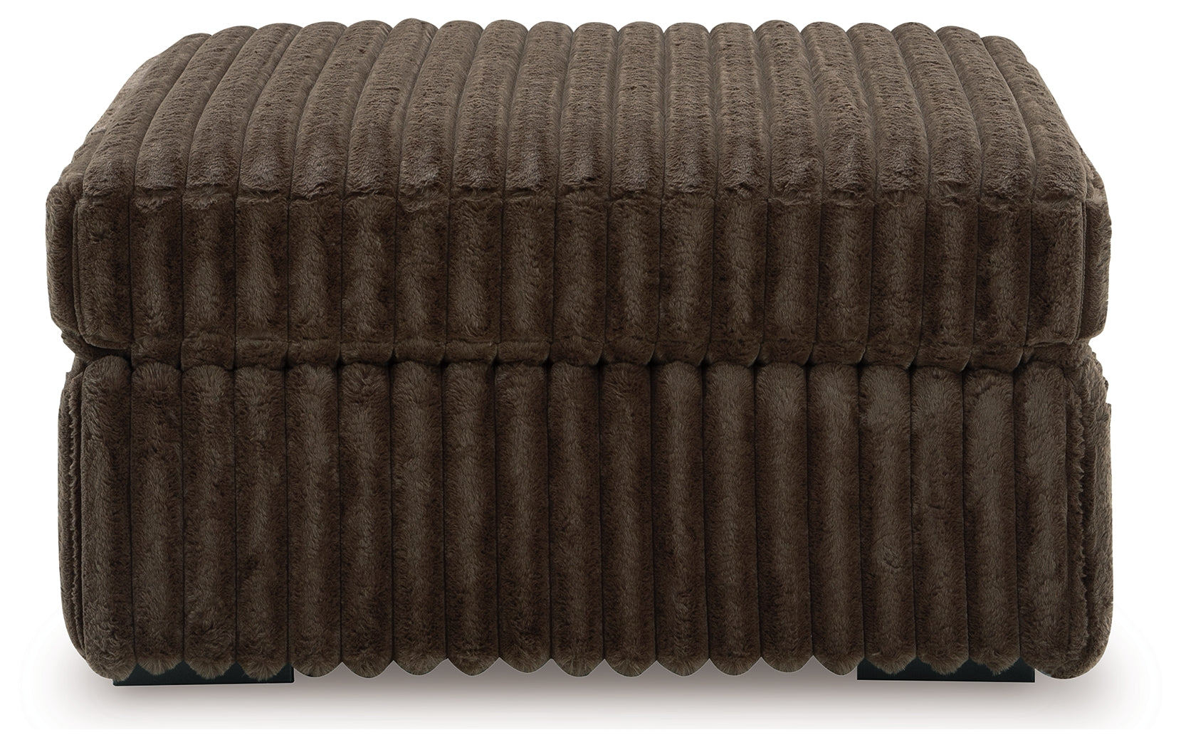 Midnight-Madness 4-Piece Sectional and Oversized Accent Ottoman - 98104U5