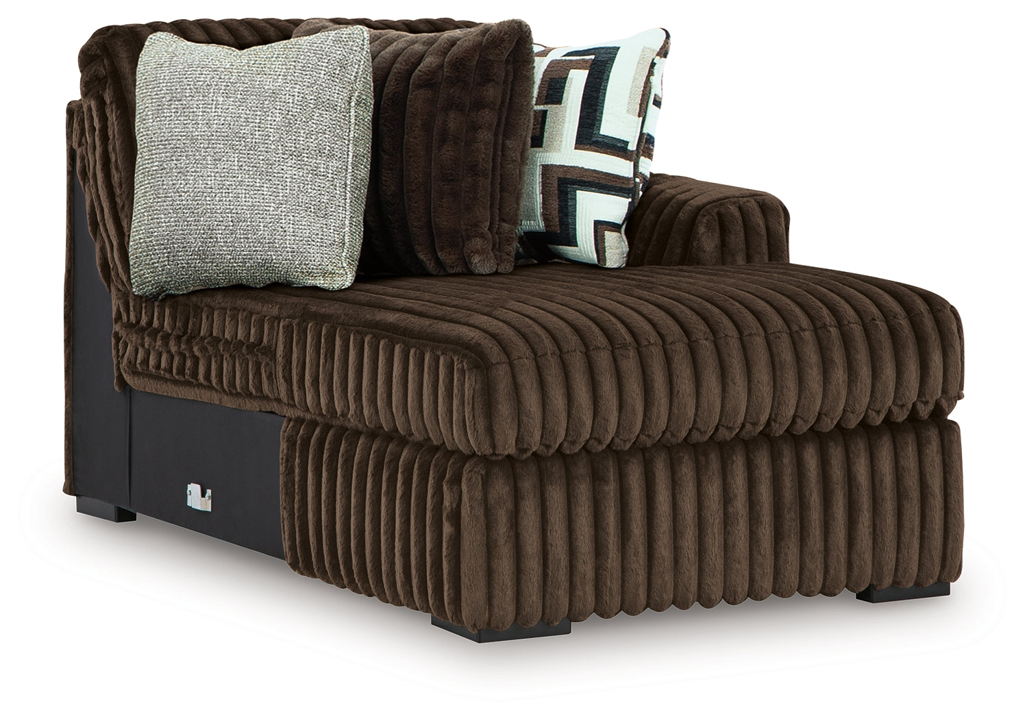 Midnight-Madness 4-Piece Sectional and Oversized Chair - 98104S27