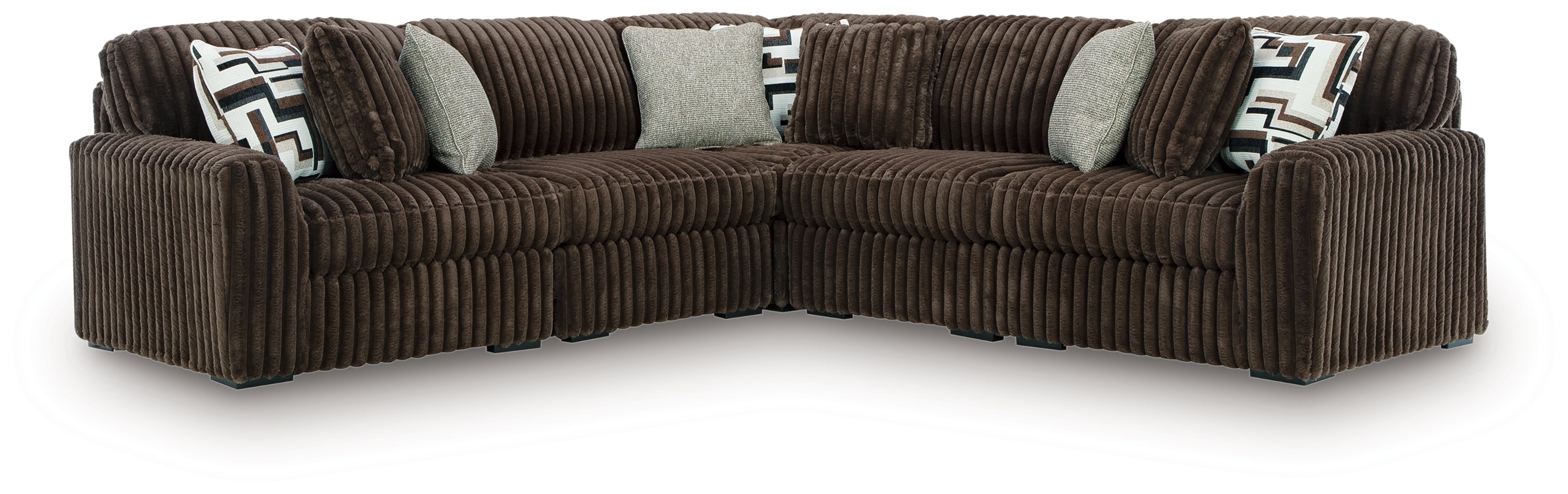 Midnight-Madness 5-Piece Sectional - 98104S26