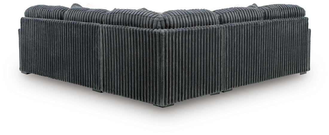 Midnight-Madness Gunmetal 3-Piece Sectional - 98105S5