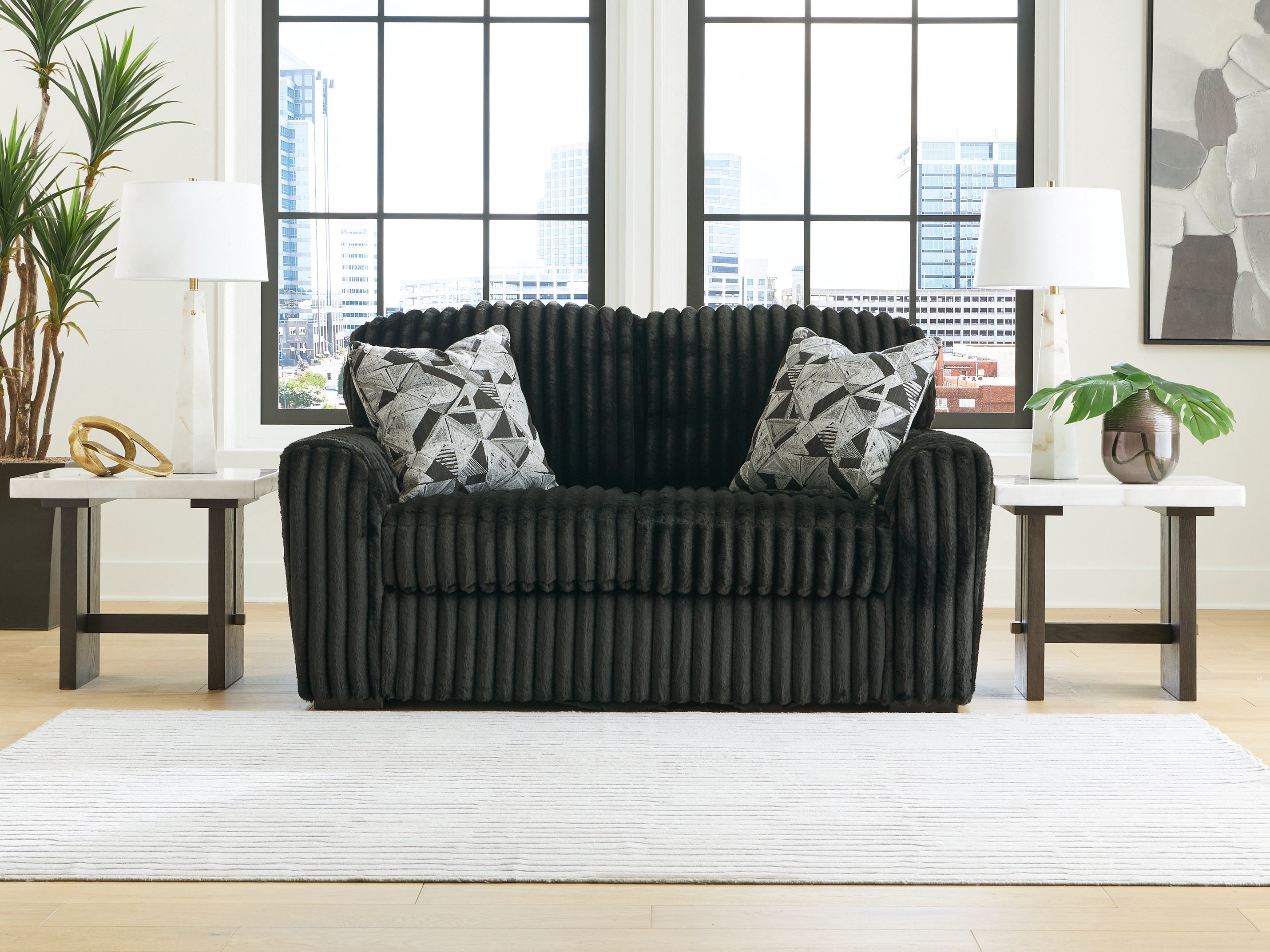 Midnight-Madness Onyx Loveseat - 9810335