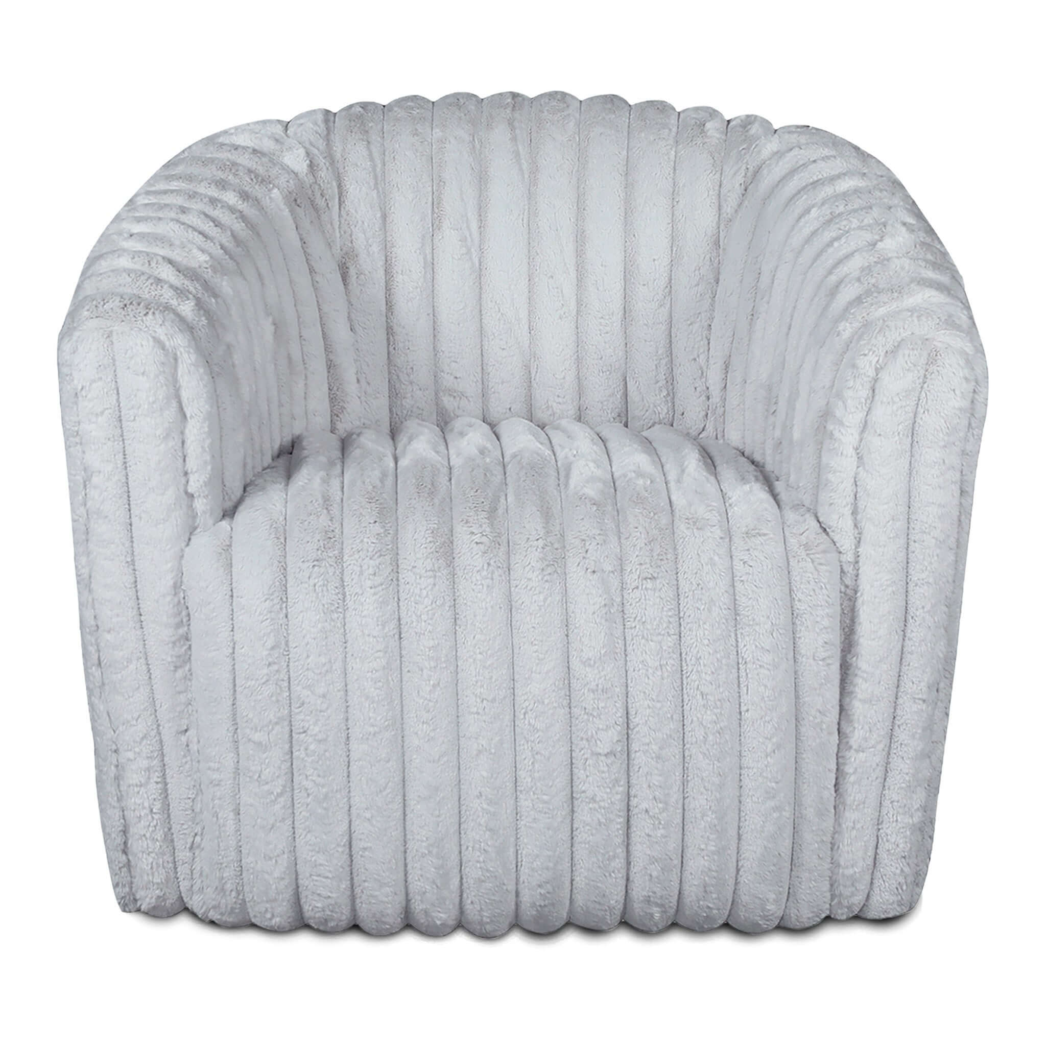 Mira Light Grey Velvet Swivel Chair - SCH03500301