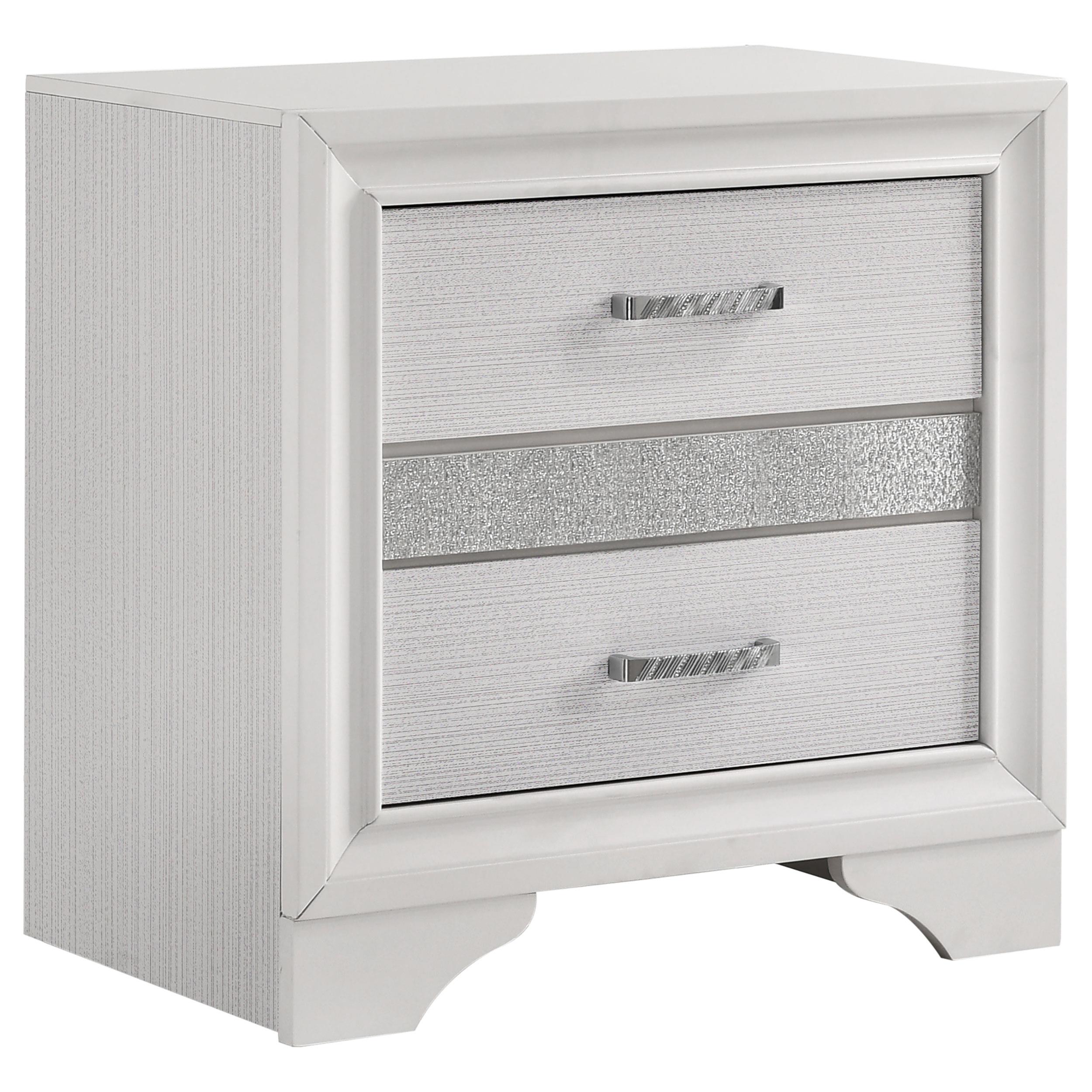 Miranda 4-piece Eastern King Bedroom Set White - 205110KE-S4