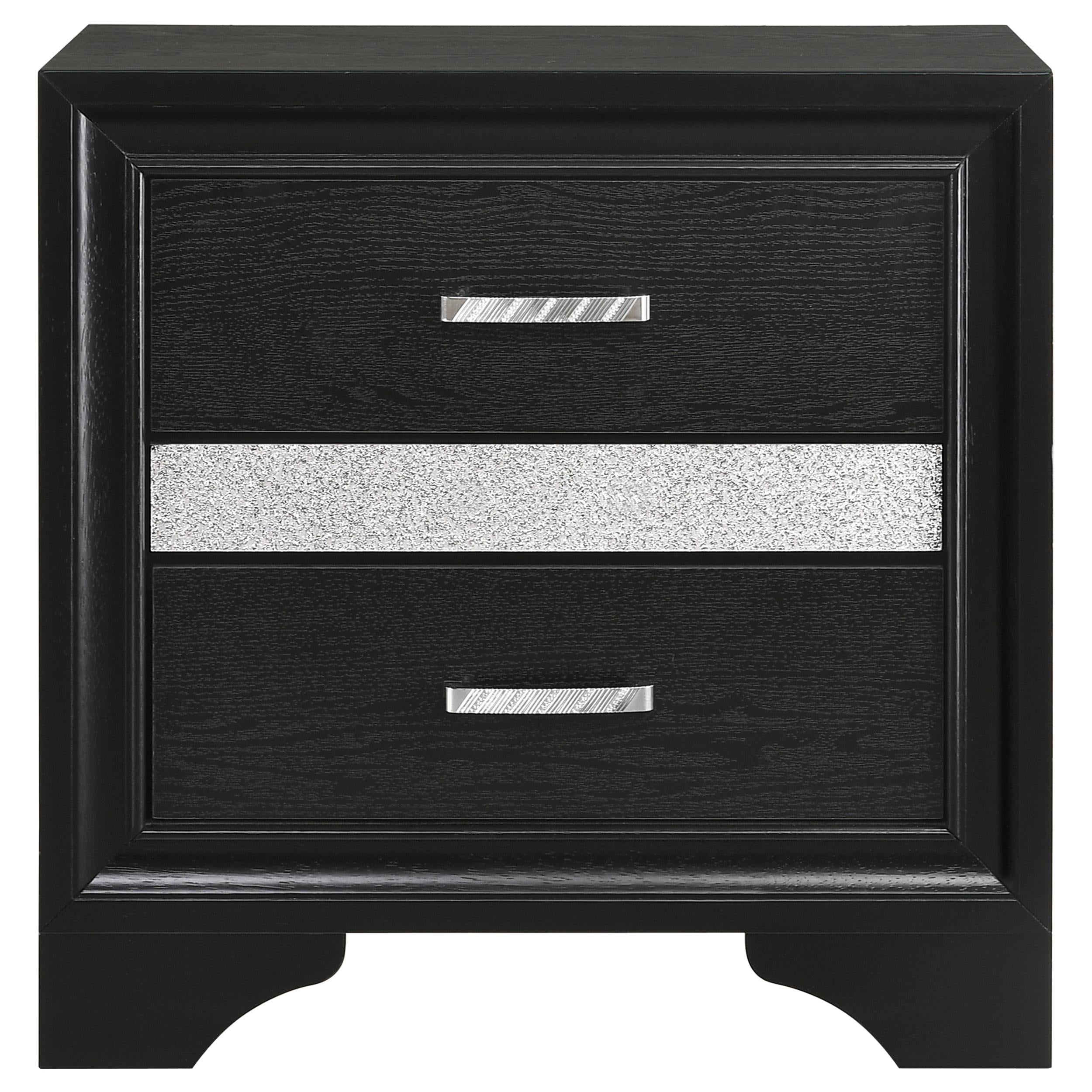 Miranda 4-piece Full Bedroom Set Black - 206360F-S4