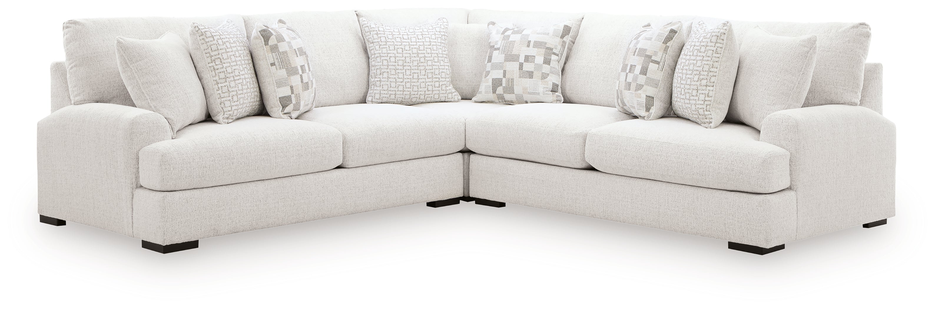 Misty-Lakes Chalk 3-Piece Sectional - PC66906S4