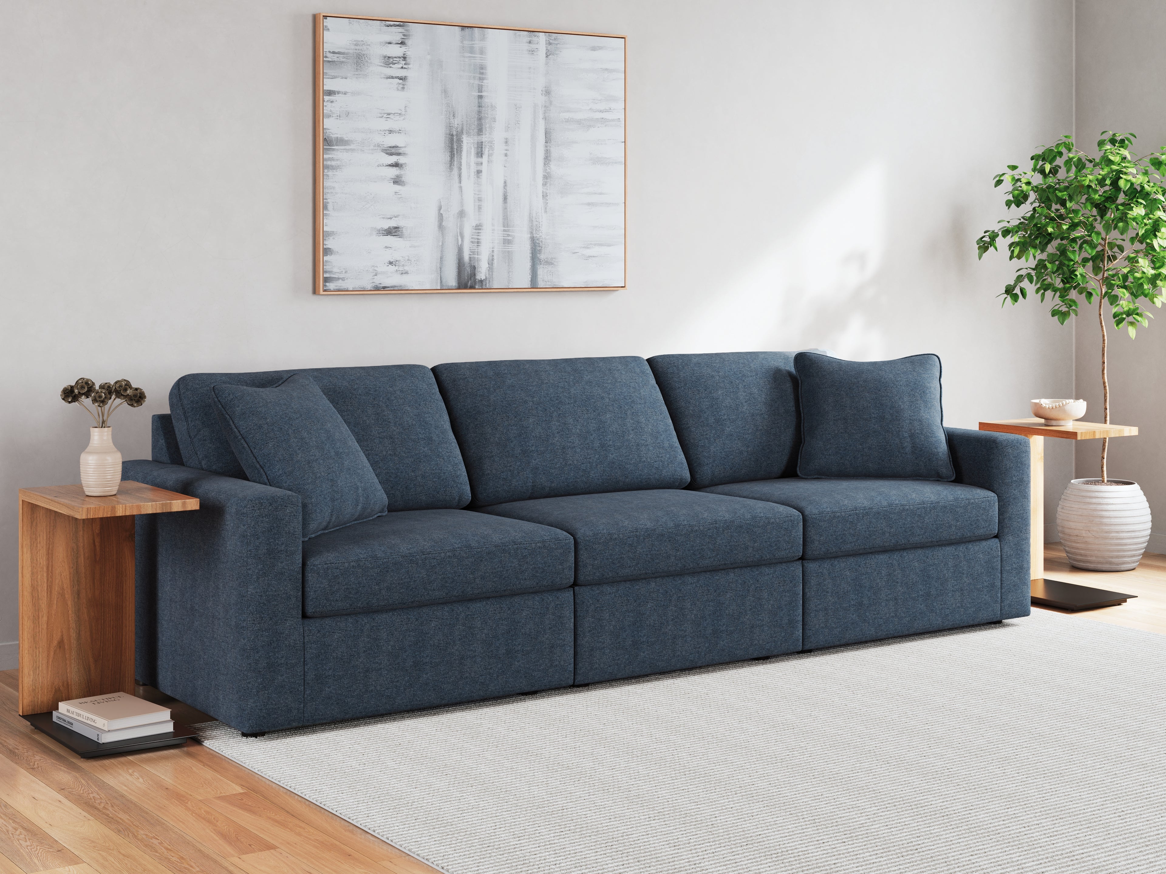 Modmax 3-Piece Sectional and Ottoman - 92121U4