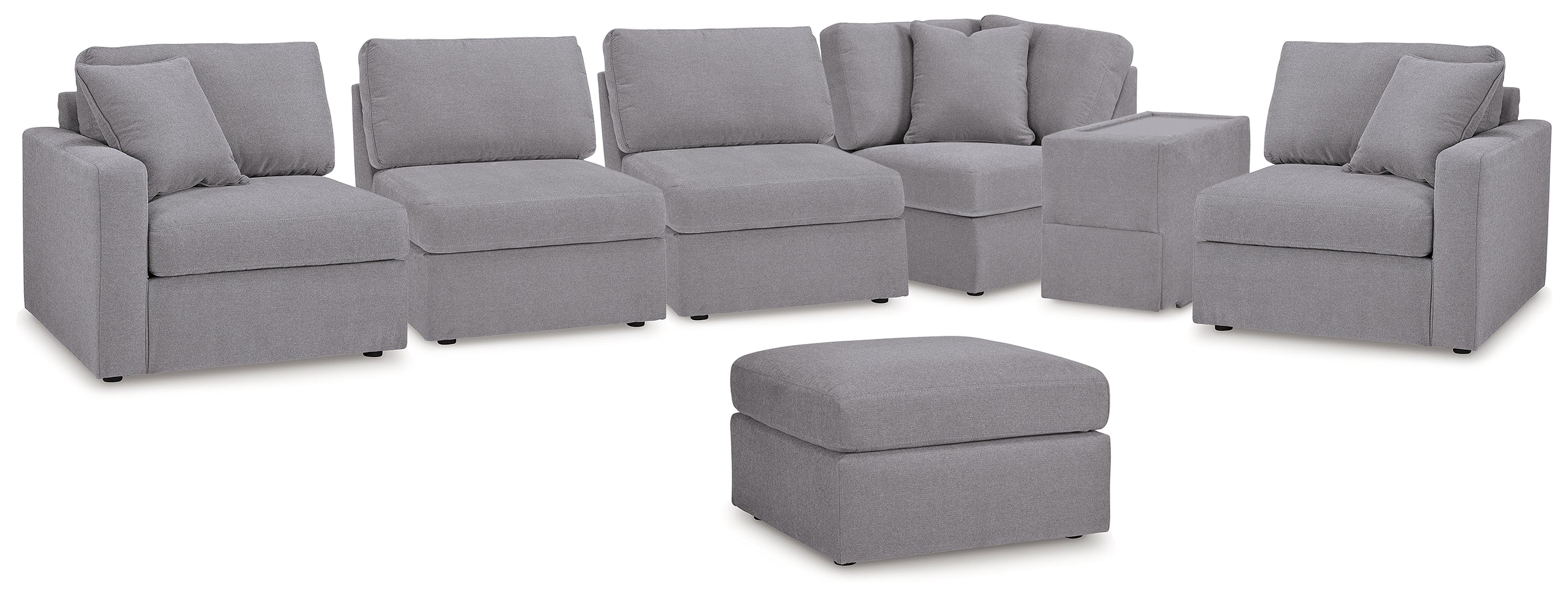 Modmax 6-Piece Sectional and Ottoman - 92104U16
