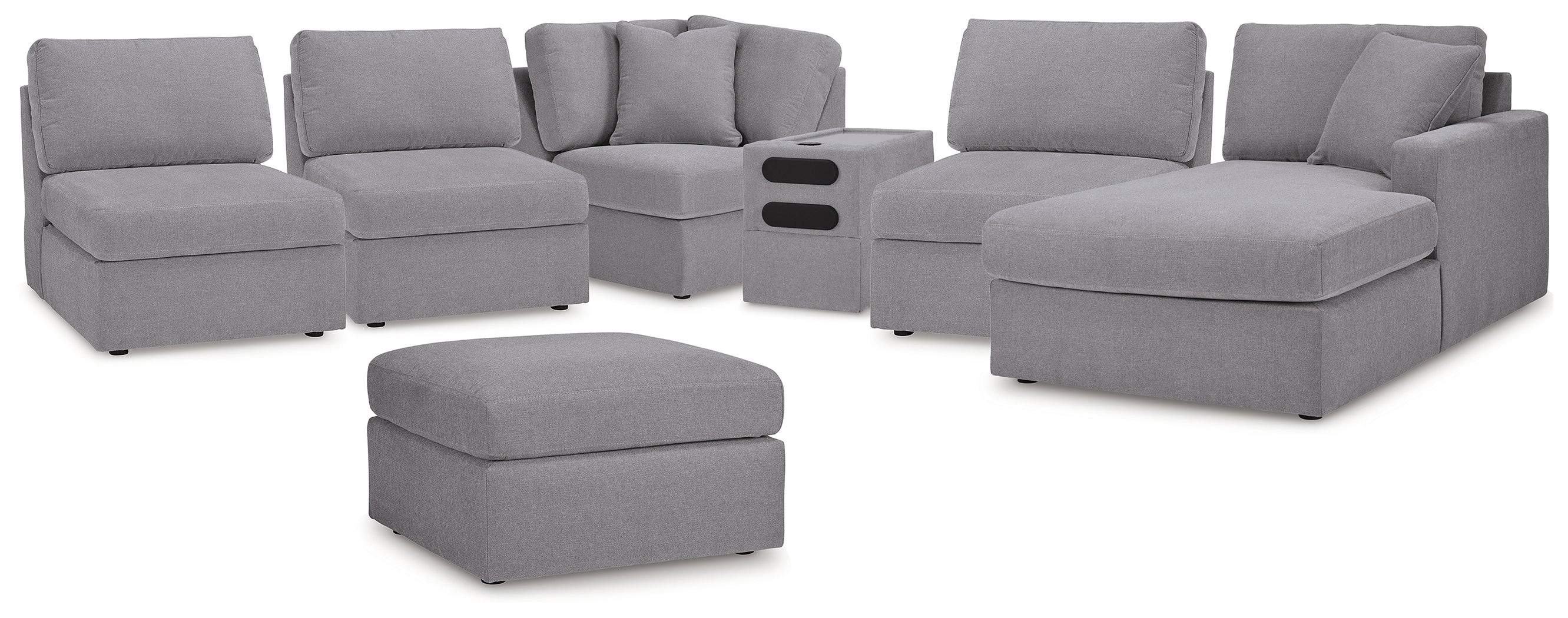 Modmax 6-Piece Sectional with Chaise and Ottoman - 92104U10