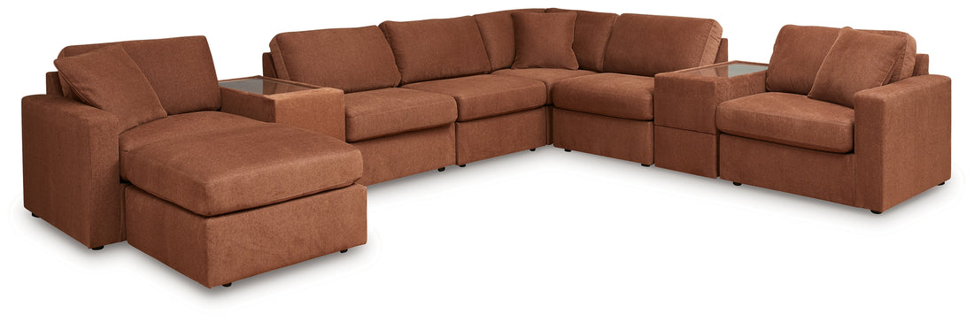 Modmax 8-Piece Sectional and Ottoman - 92102U3