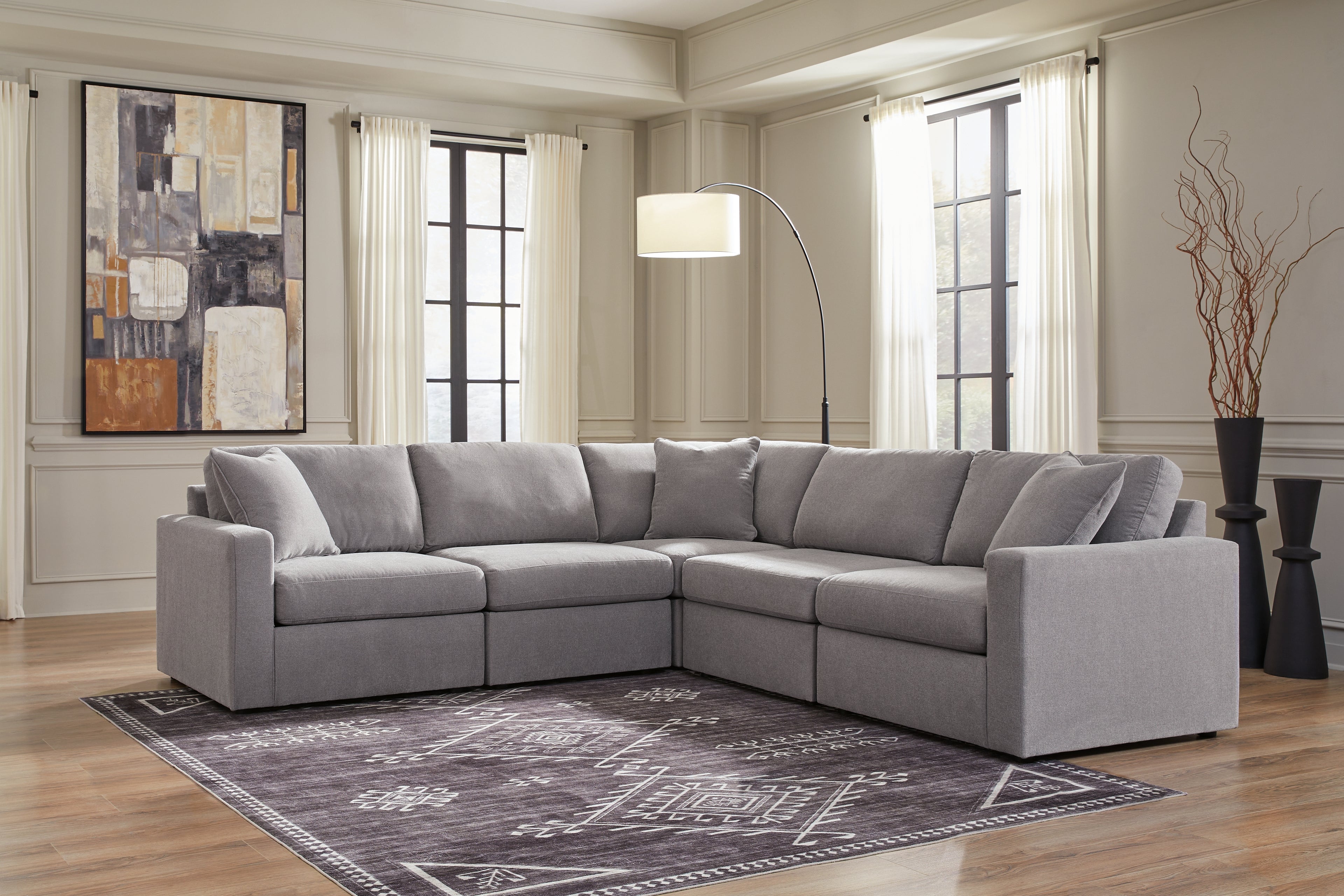 Modmax Granite 5-Piece Sectional - 92104S6