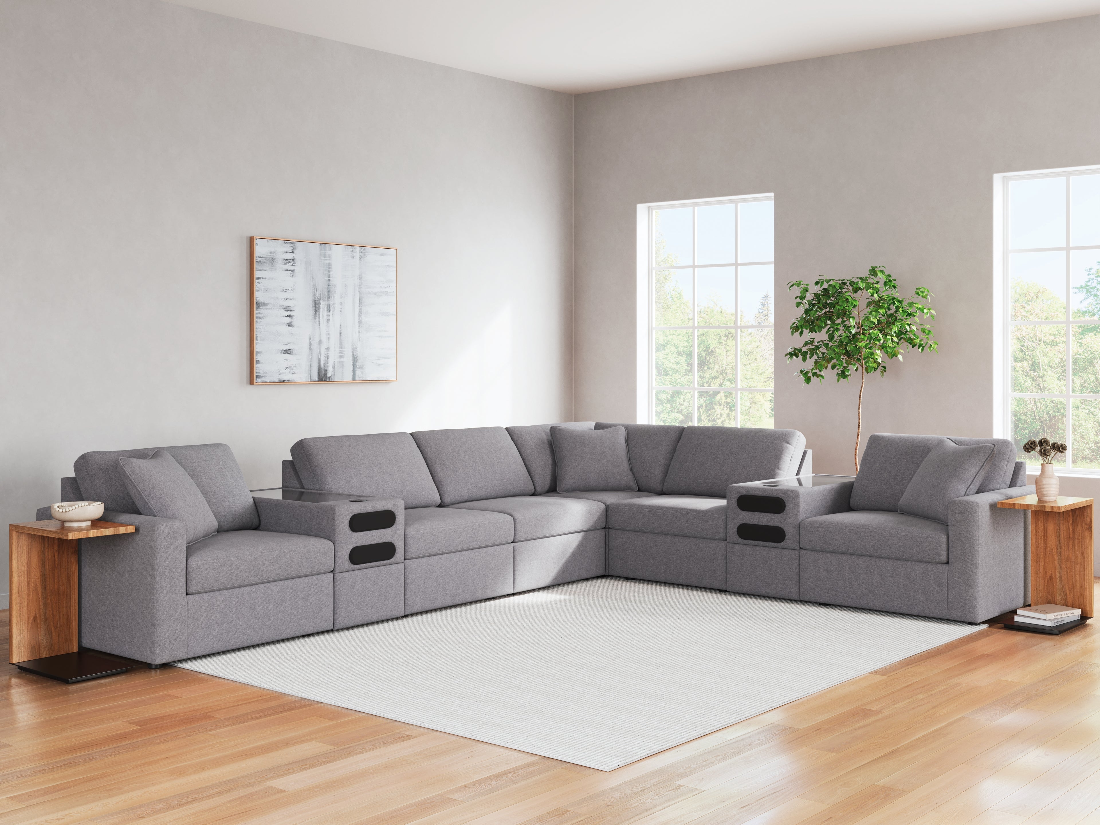 Modmax Granite 8-Piece Sectional - 92104S16