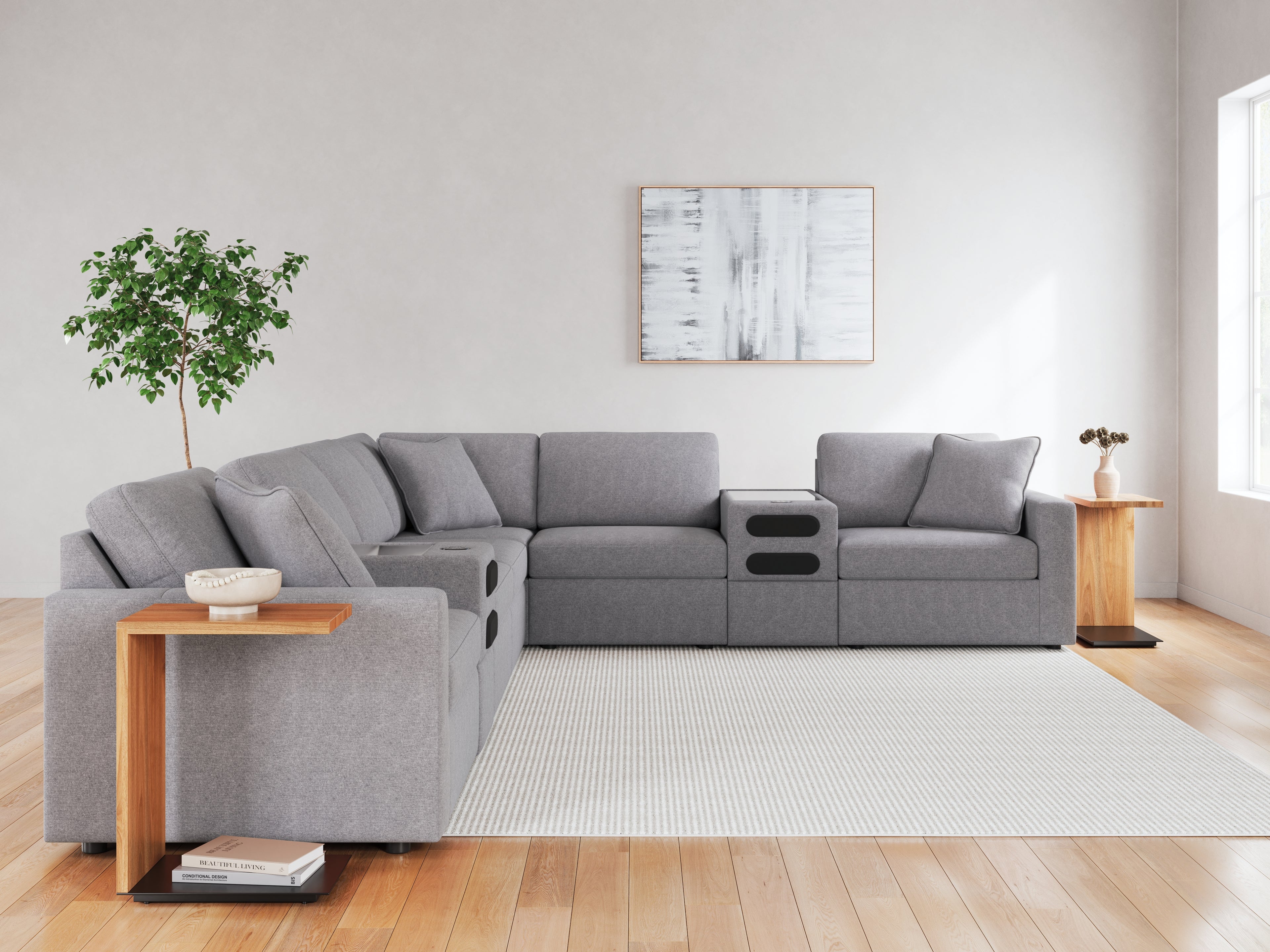 Modmax Granite 8-Piece Sectional - 92104S16