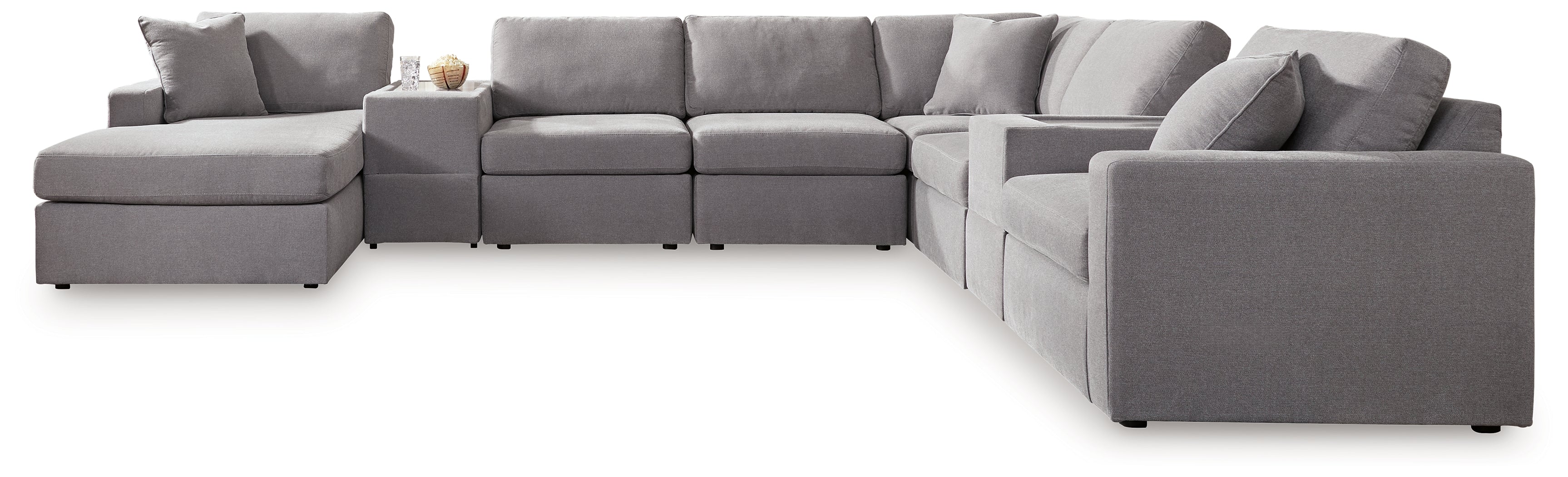 Modmax Granite 8-Piece Sectional with Chaise - 92104S43