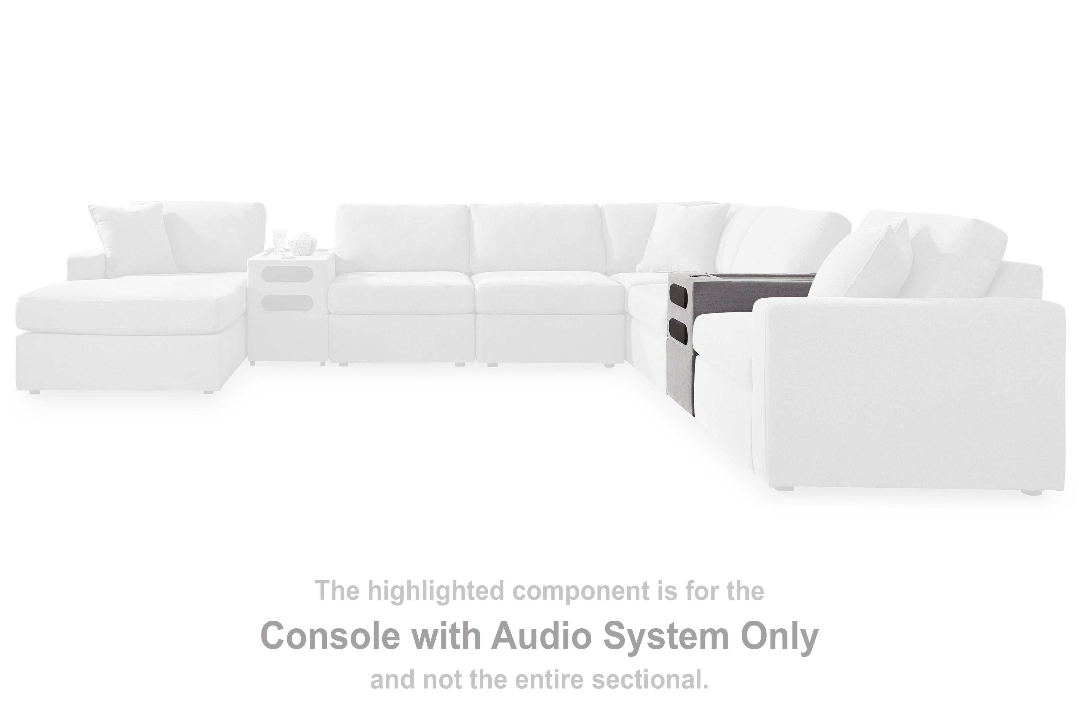 Modmax Granite Console with Audio System - 9210427