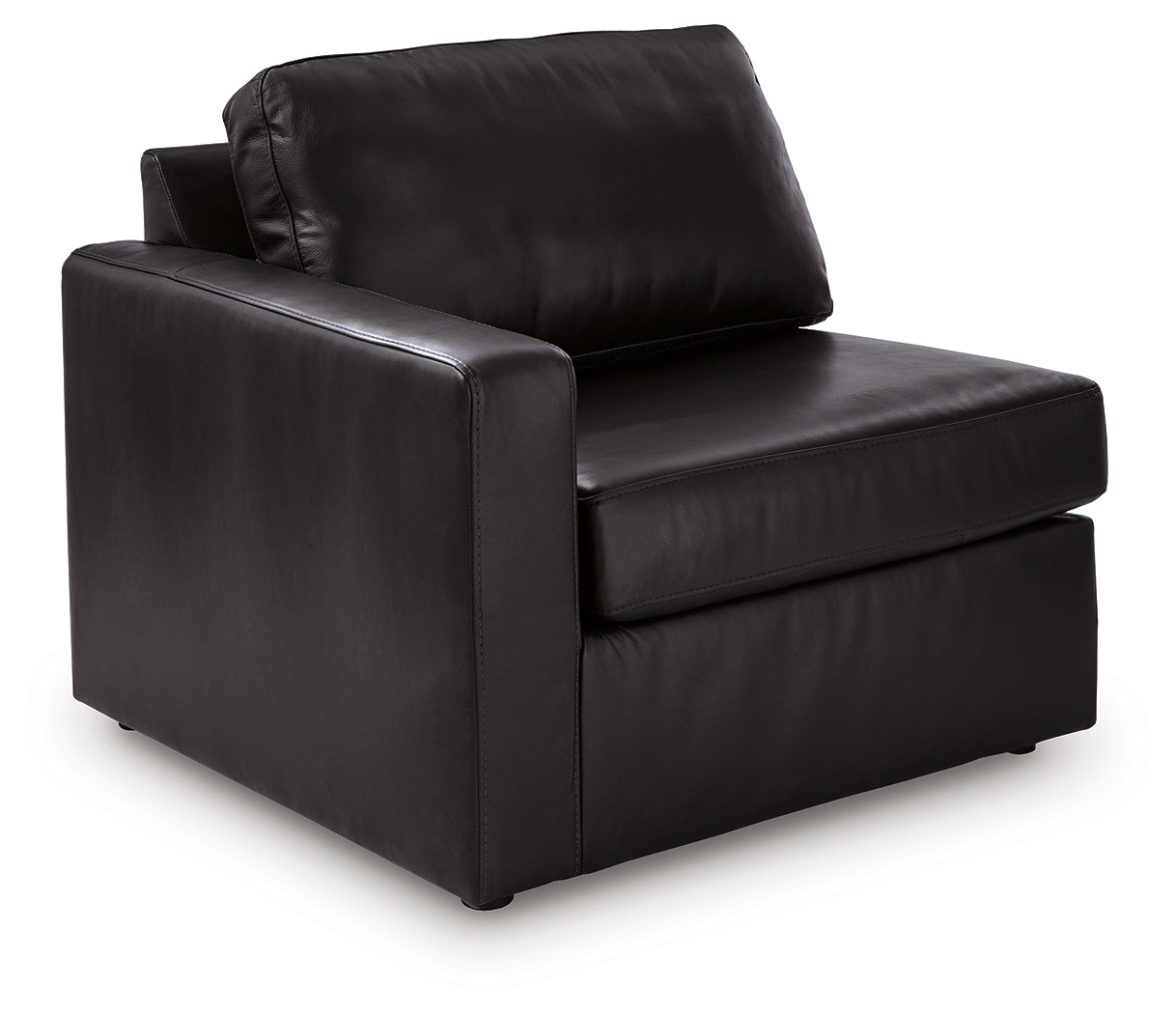 ModMax II Black Left-Arm Facing Corner Chair - 7430564