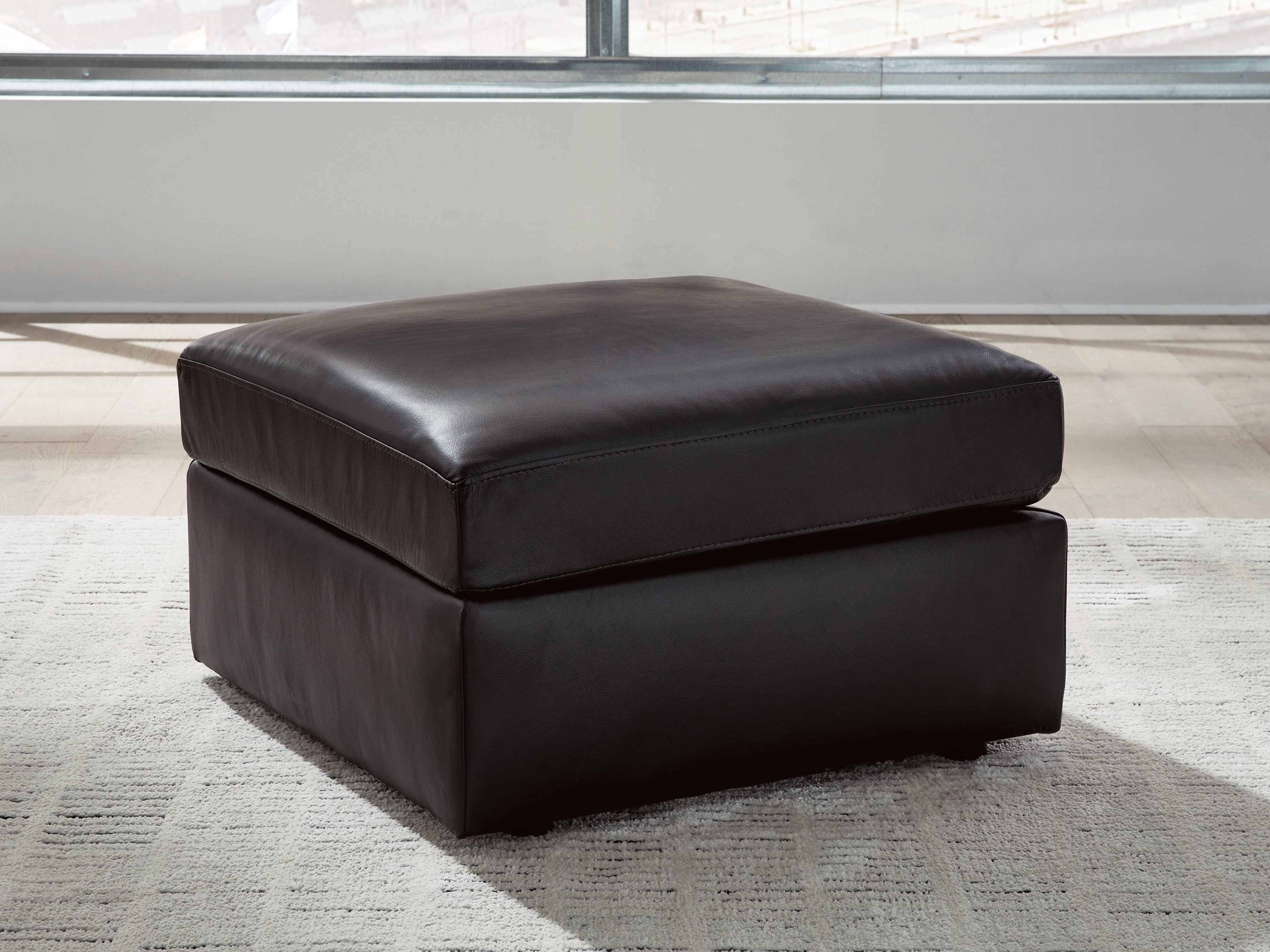 ModMax II Black Oversized Accent Ottoman - 7430508