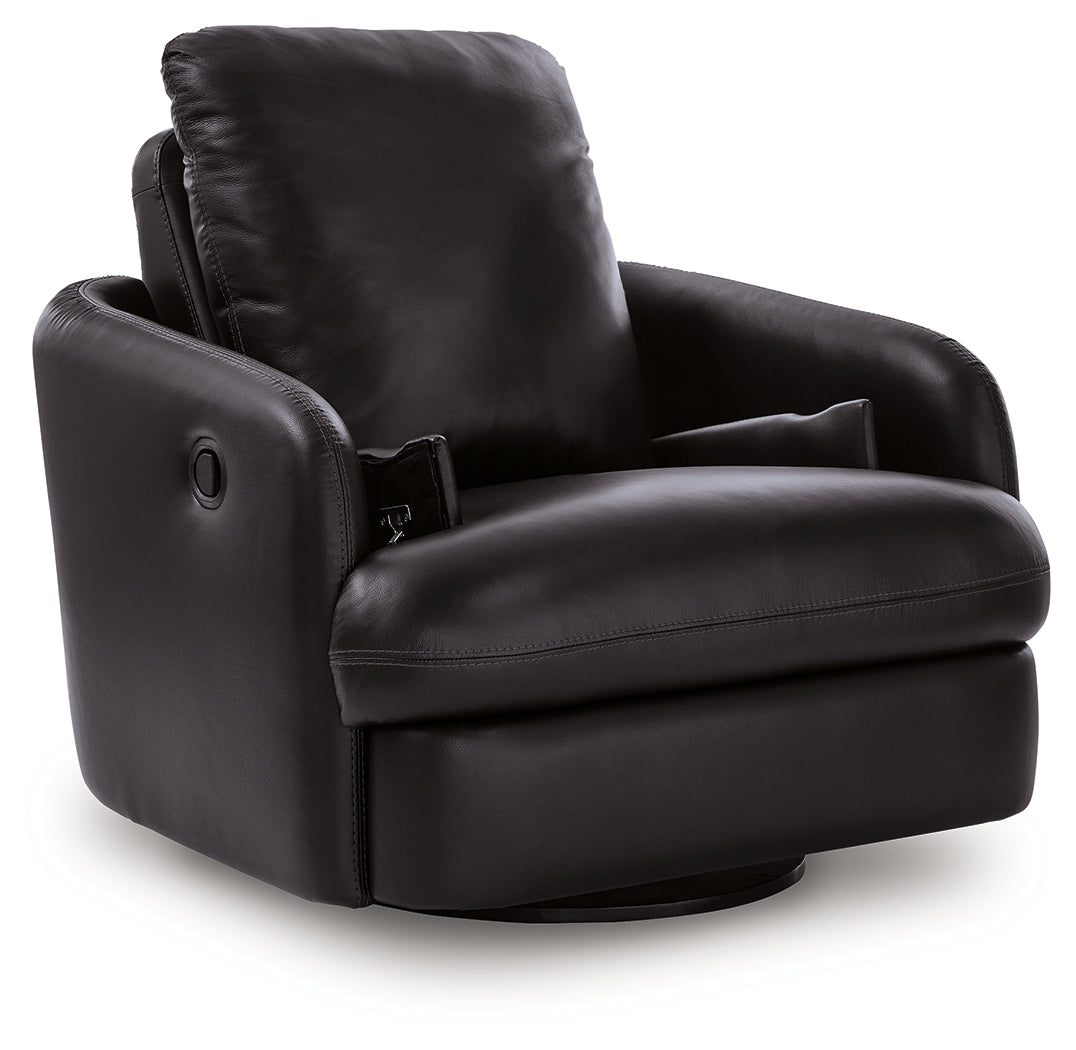 ModMax II Black Swivel Glider Recliner - 7430561