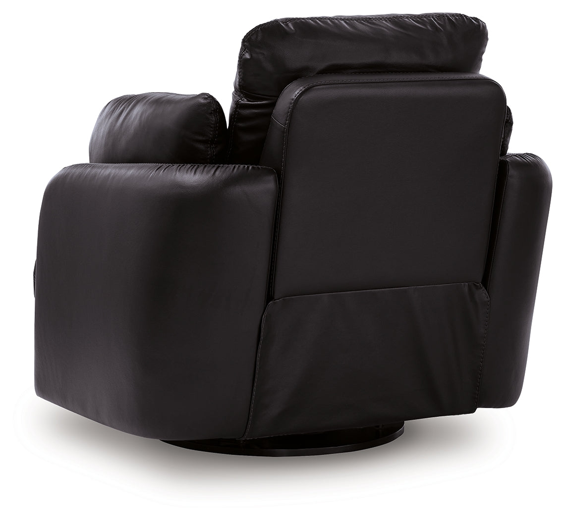 ModMax II Black Swivel Glider Recliner - 7430561