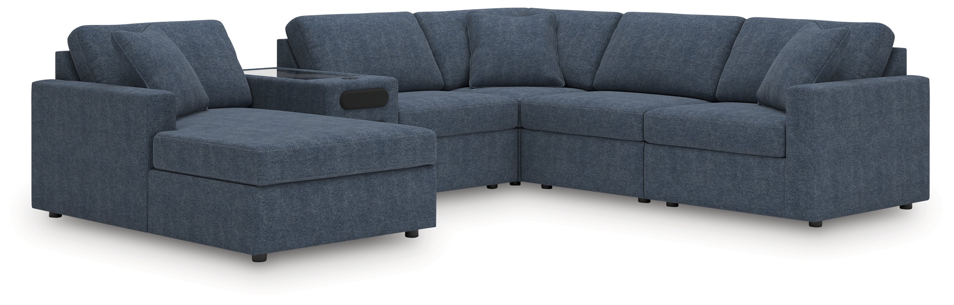 Modmax Ink 6-Piece Sectional with Audio System and Chaise - 92121S50