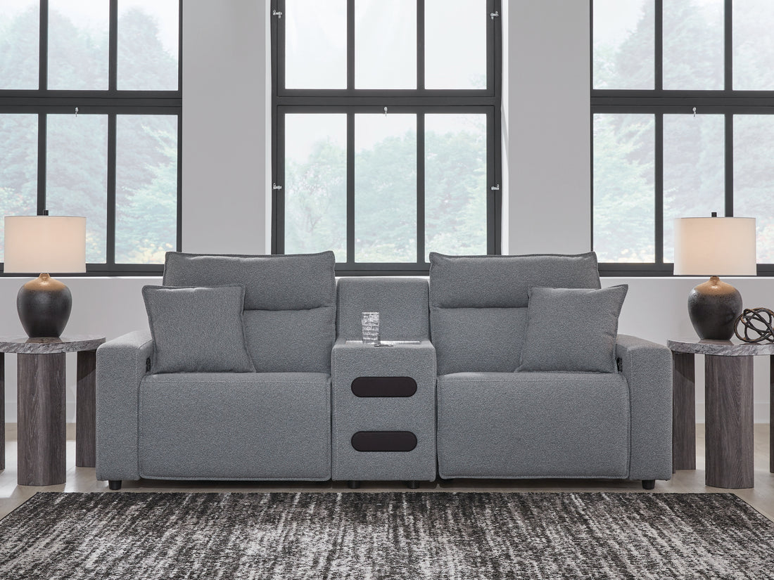 Modmax Salt and Pepper 3-Piece Power Reclining Sectional - 65906S2