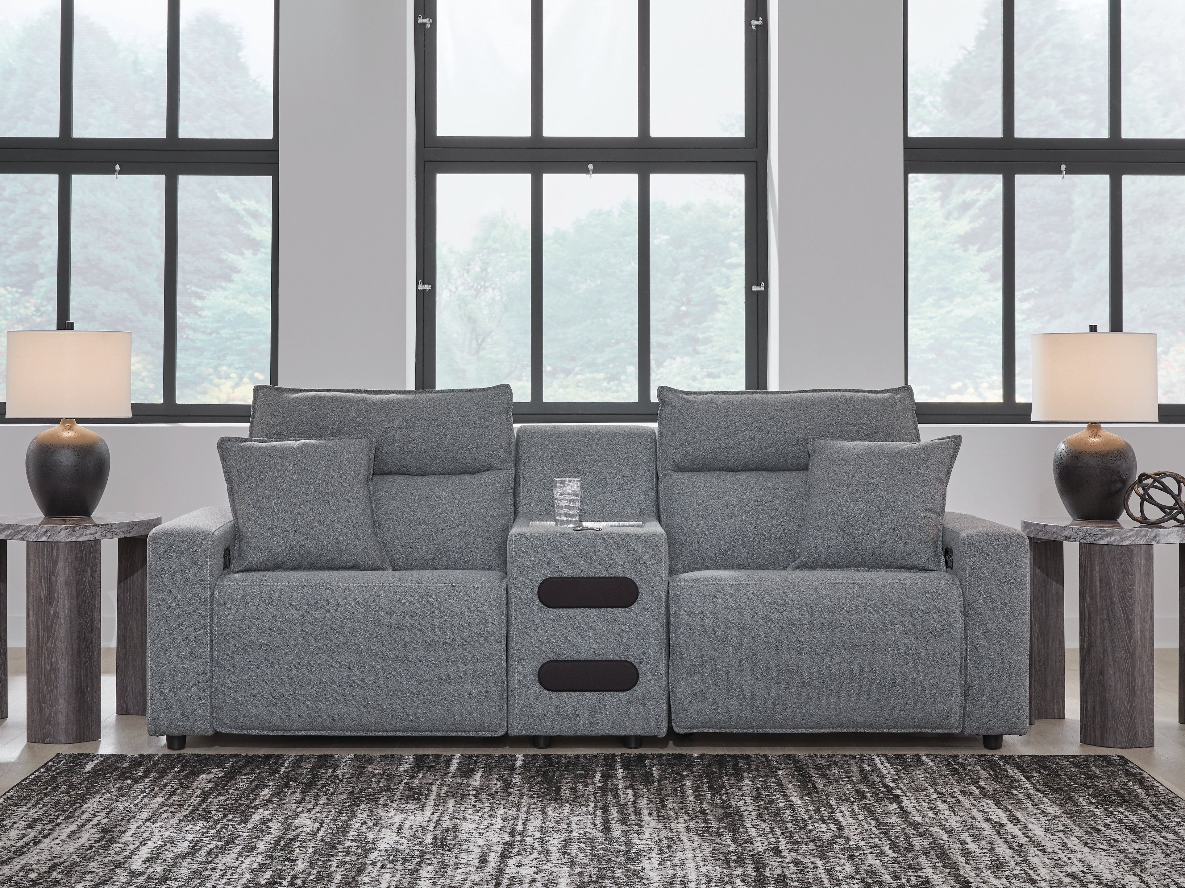 Modmax Salt and Pepper 3-Piece Power Reclining Sectional - 65906S2