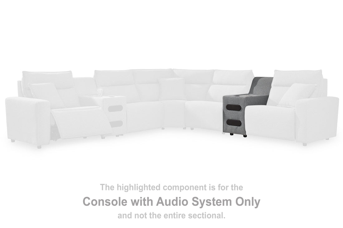 Modmax Salt and Pepper Console with Audio System - 6590660
