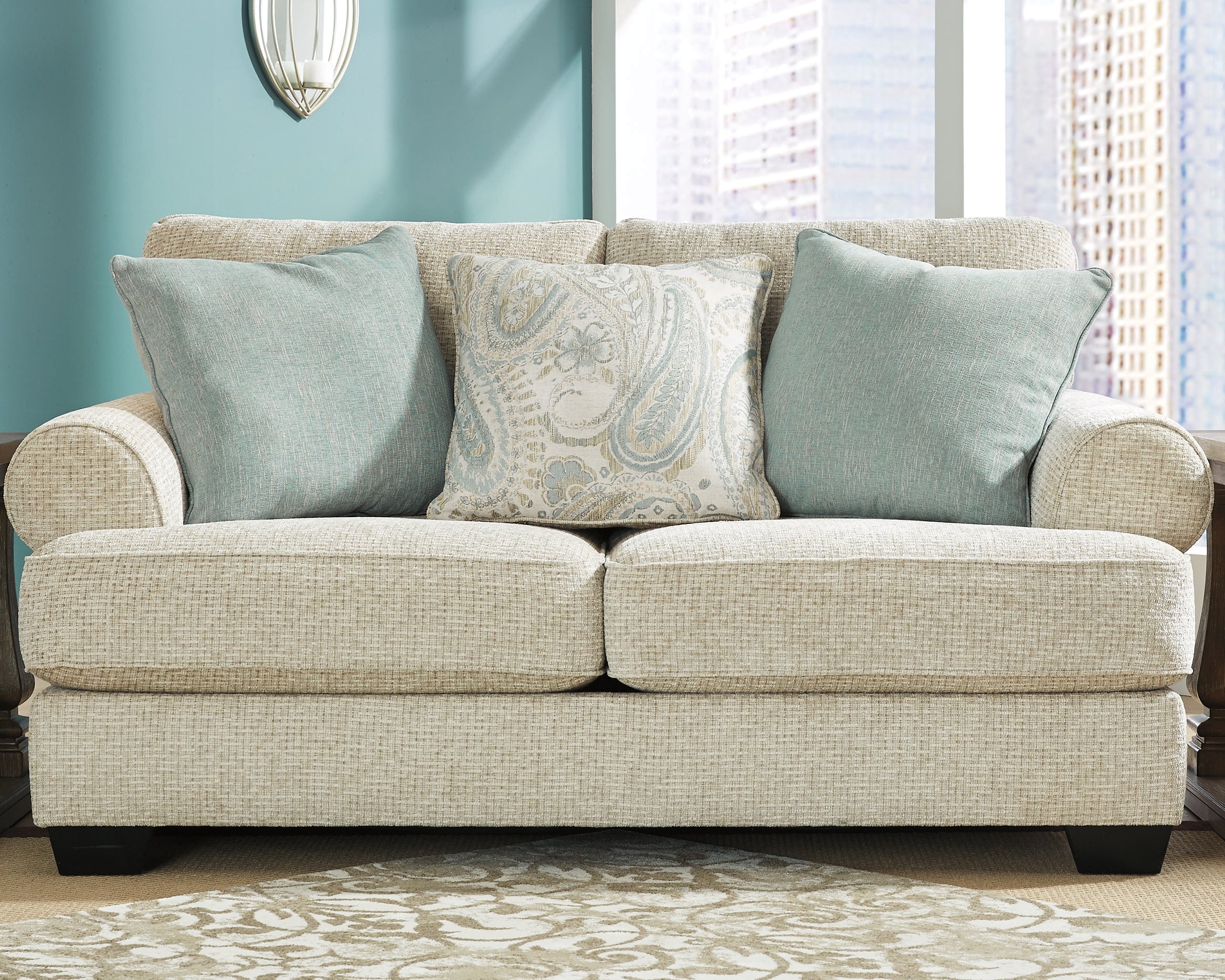 Monaghan Sandstone Loveseat - 9620535
