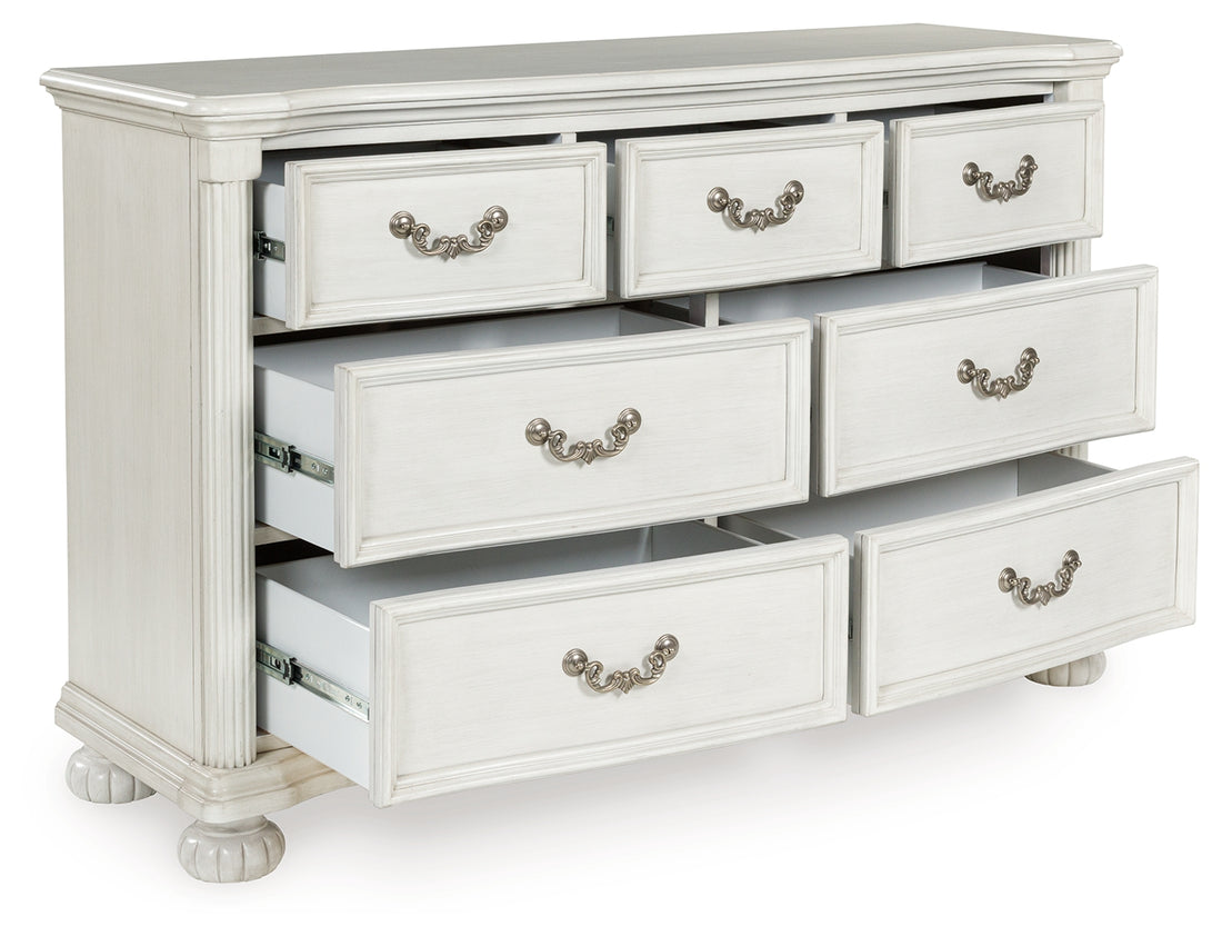 Montelaine Antique White Dresser - B795-31